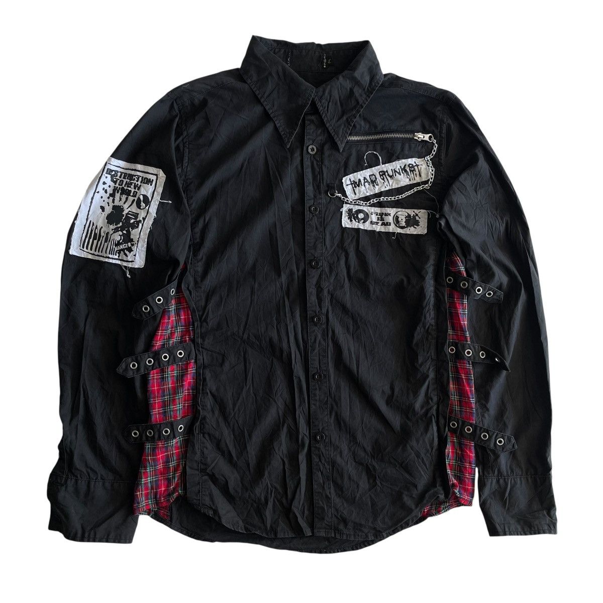 MAD PUNKS MAD GIRL ライダースコート ワンピース MAD PUNKS MAD GIRL ライダースコート ワンピース ジャケット