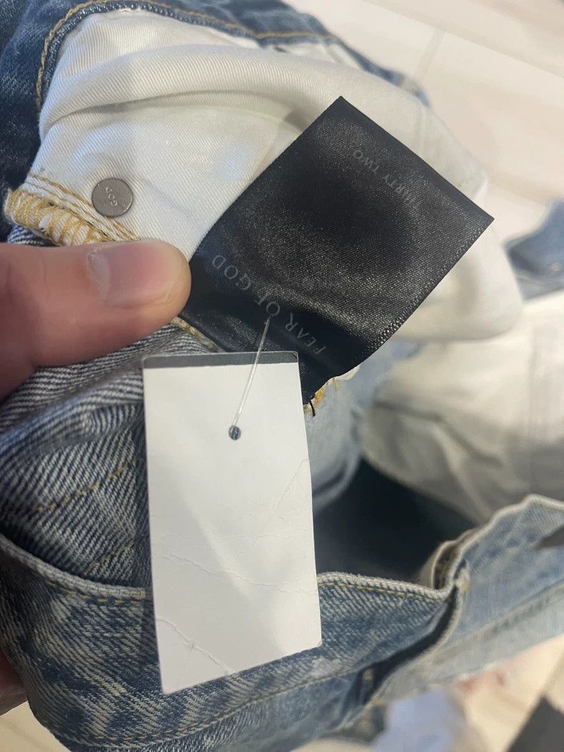 Fear of God Fear of God Splashed blue jeans Size US 32 / EU 48 - 8 Thumbnail