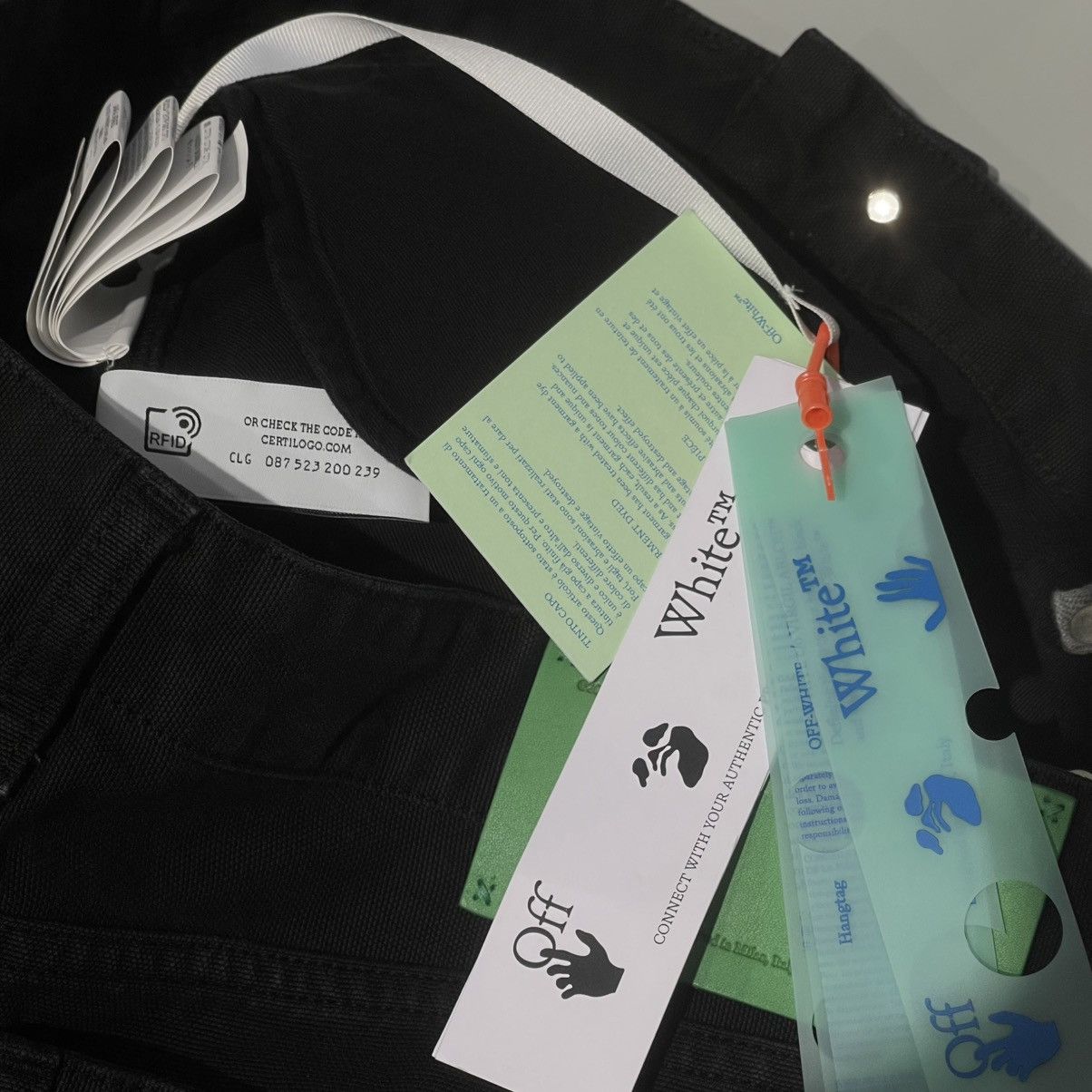 Off-White × Virgil Abloh Off-White Wide-Leg Layered Trousers Size US 34 / EU 50 - 9 Thumbnail