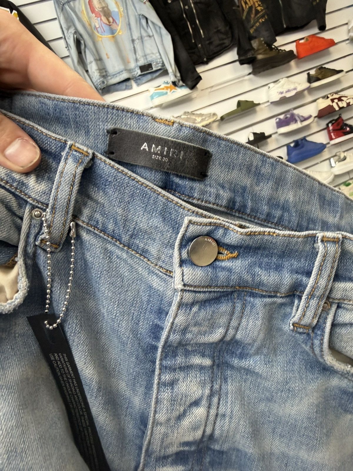 Amiri Amiri Cherub Print Jeans - Angel Graphic Size US 30 / EU 46 - 4 Thumbnail