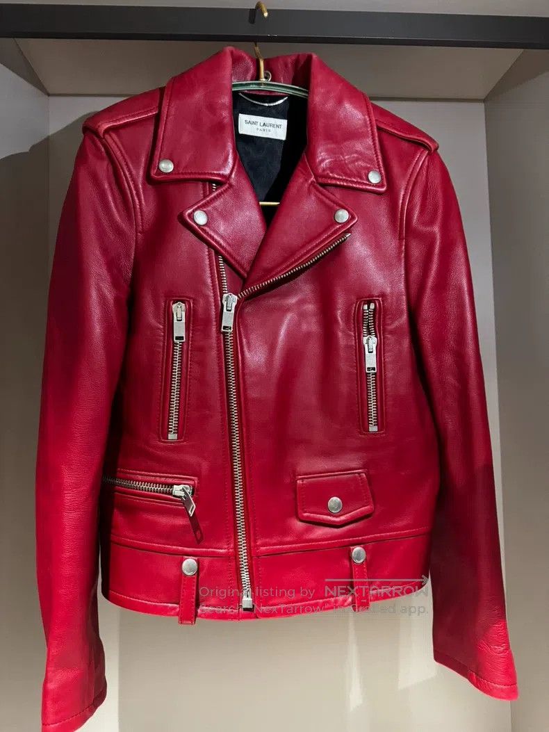 Saint Laurent Paris Saint Laurent Paris Motorcycle leather jacket Size XS / US 0-2 / IT 36-38 - 3 Thumbnail