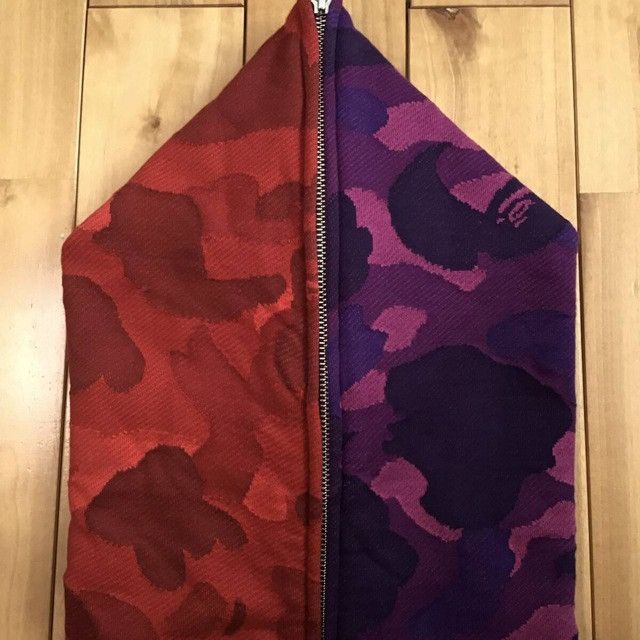 Bape BAPE Jacquard camo full zip hoodie Crazy camo a bathing ape Size US L / EU 52-54 / 3 - 4 Thumbnail