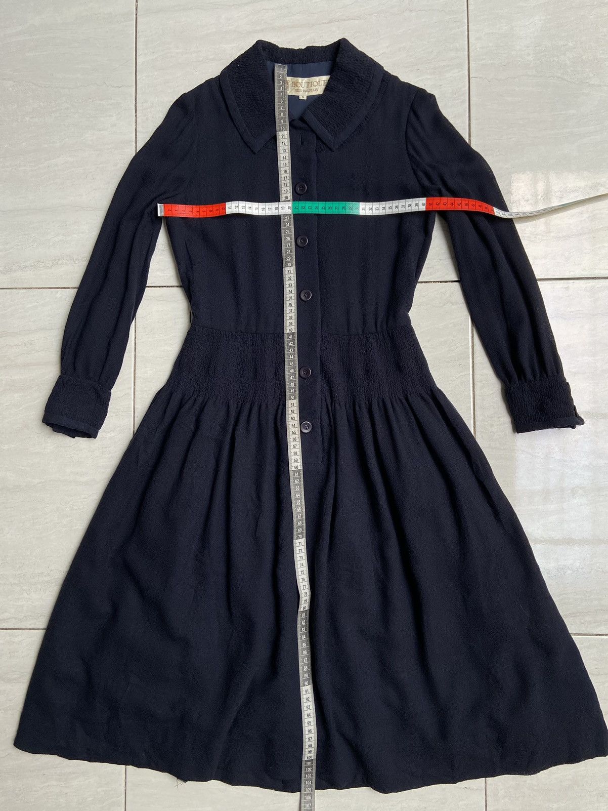 Balmain × Pierre Balmain MISS BALMAIN Navy Dress Size XS / US 0-2 / IT 36-38 - 2 Thumbnail