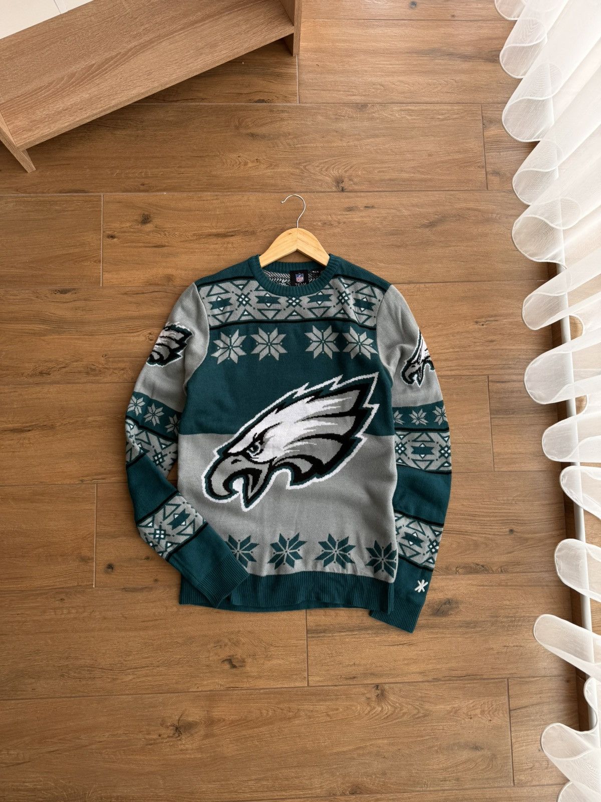 NFL × Starter NFL Team Philadelphia Eagles Christmas Sweater Size S / US 4 / IT 40 - 5 Thumbnail
