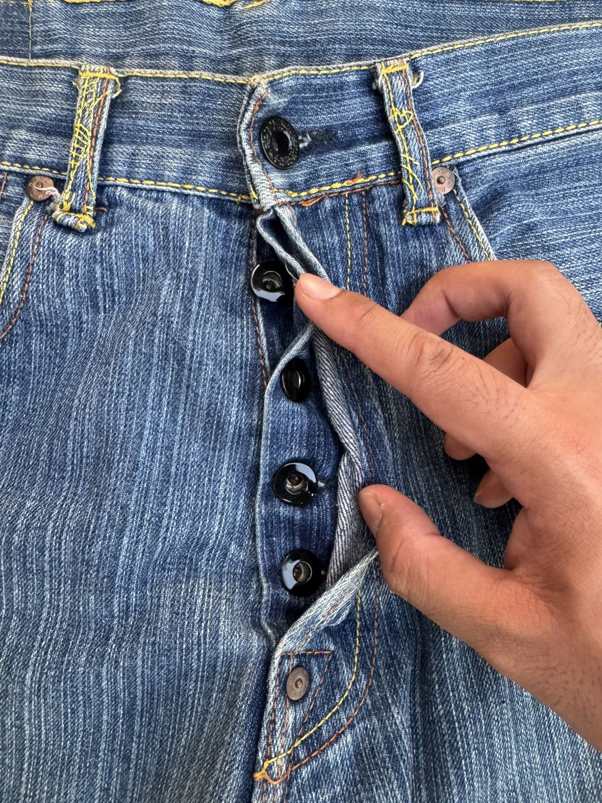 RMC Jeans × Vintage RMC red monkey company martin ksohoh jeans denim Size US 31 - 12 Thumbnail