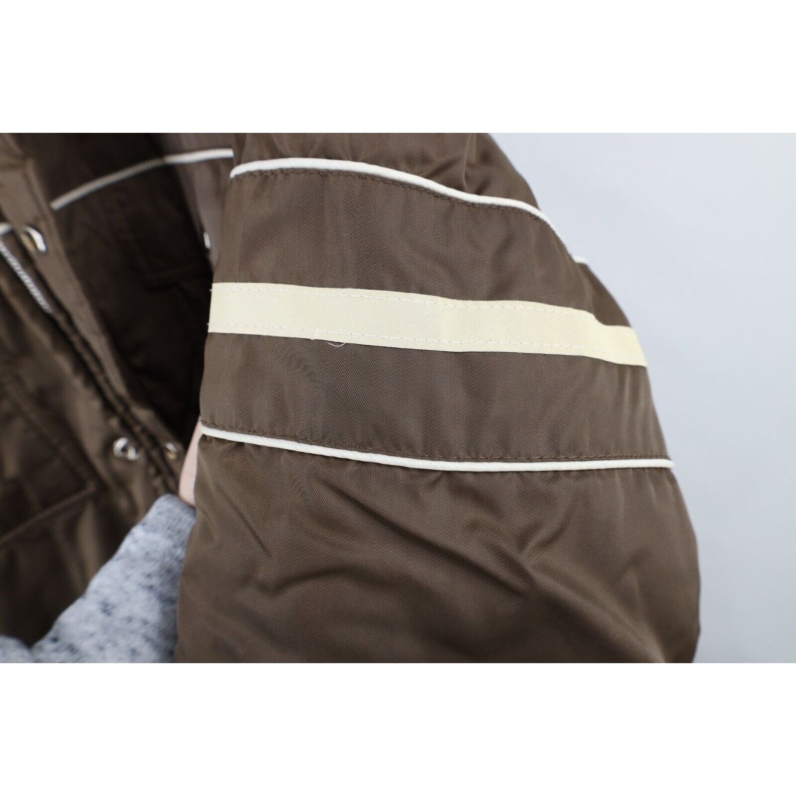 Vintage Vintage 70s Streetwear Quilted Hooded Snowmobile Snow Suit Size US L / EU 52-54 / 3 - 12 Thumbnail