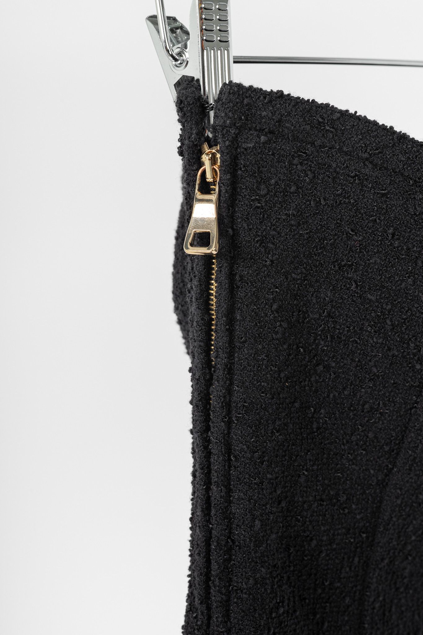 Moschino Moschino Cheap and Chic Black Boucle-Knit Bustier Size M / US 6-8 / IT 42-44 - 5 Thumbnail