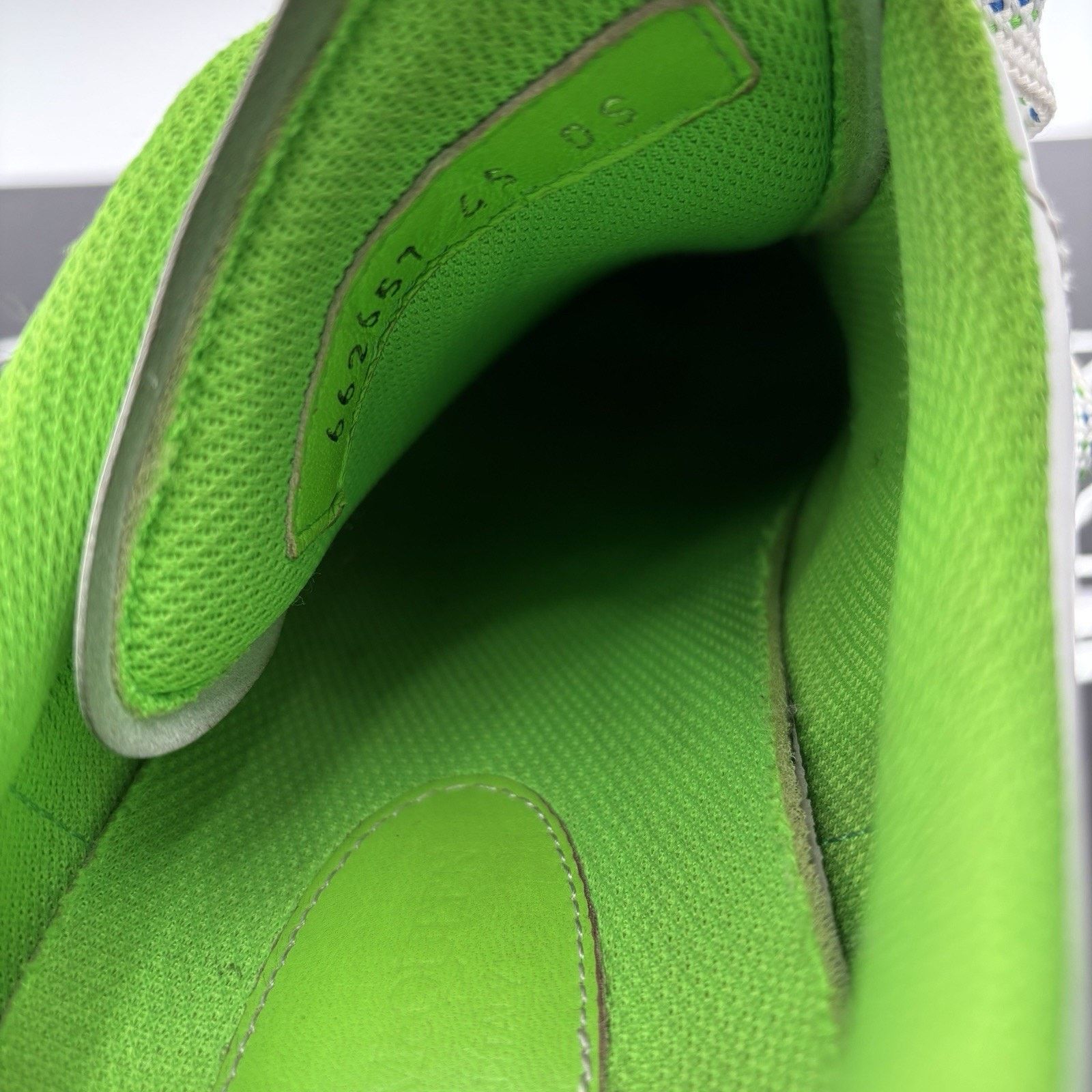 Alexander McQueen Alexander McQueen ' Transparent Sole White, Lime ' Size US 12 / EU 45 - 20 Thumbnail