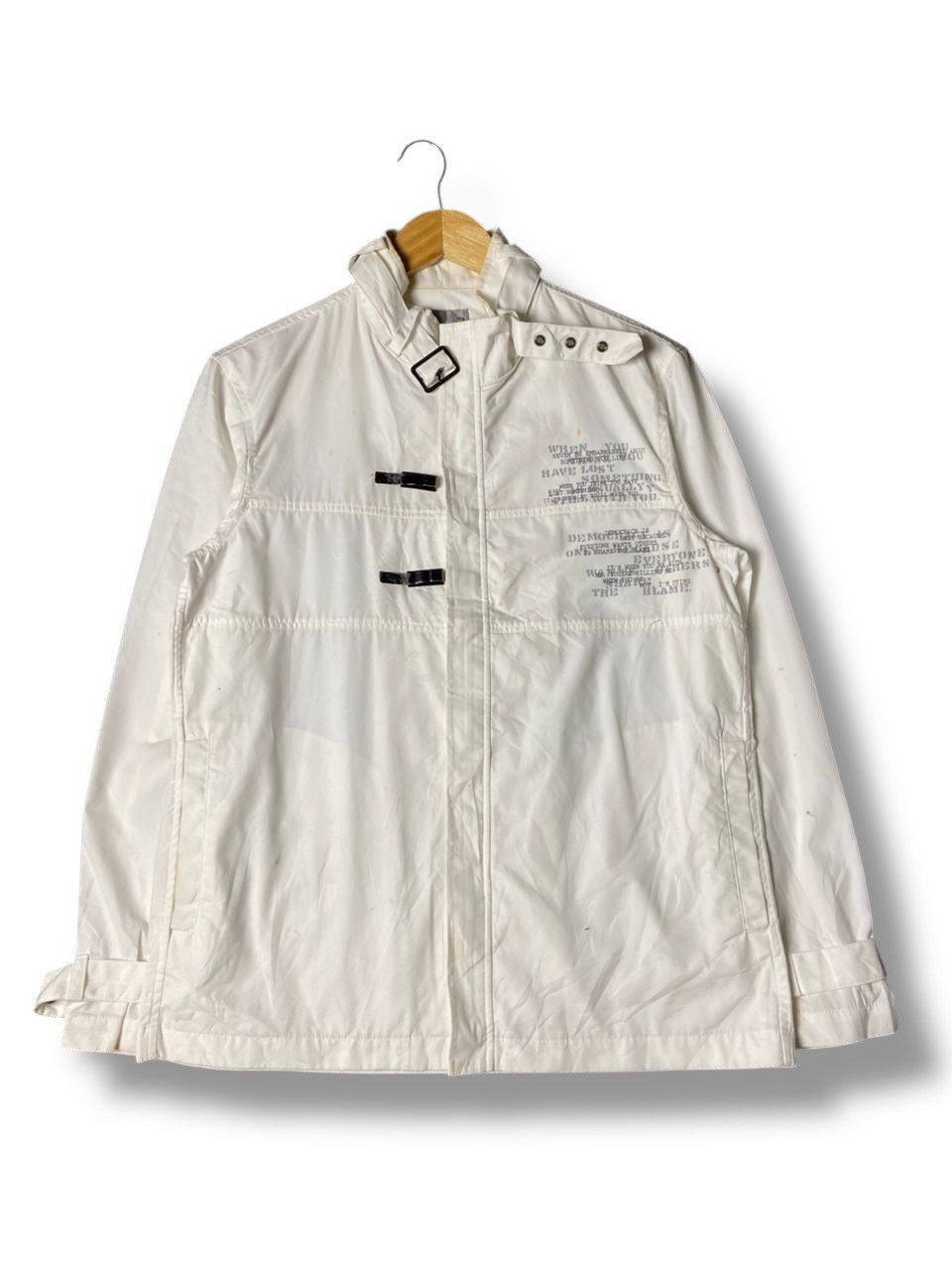 Japanese Brand DRAWNWORK Punk Wording Jacket (140) Size US M / EU 48-50 / 2 - 1 Thumbnail