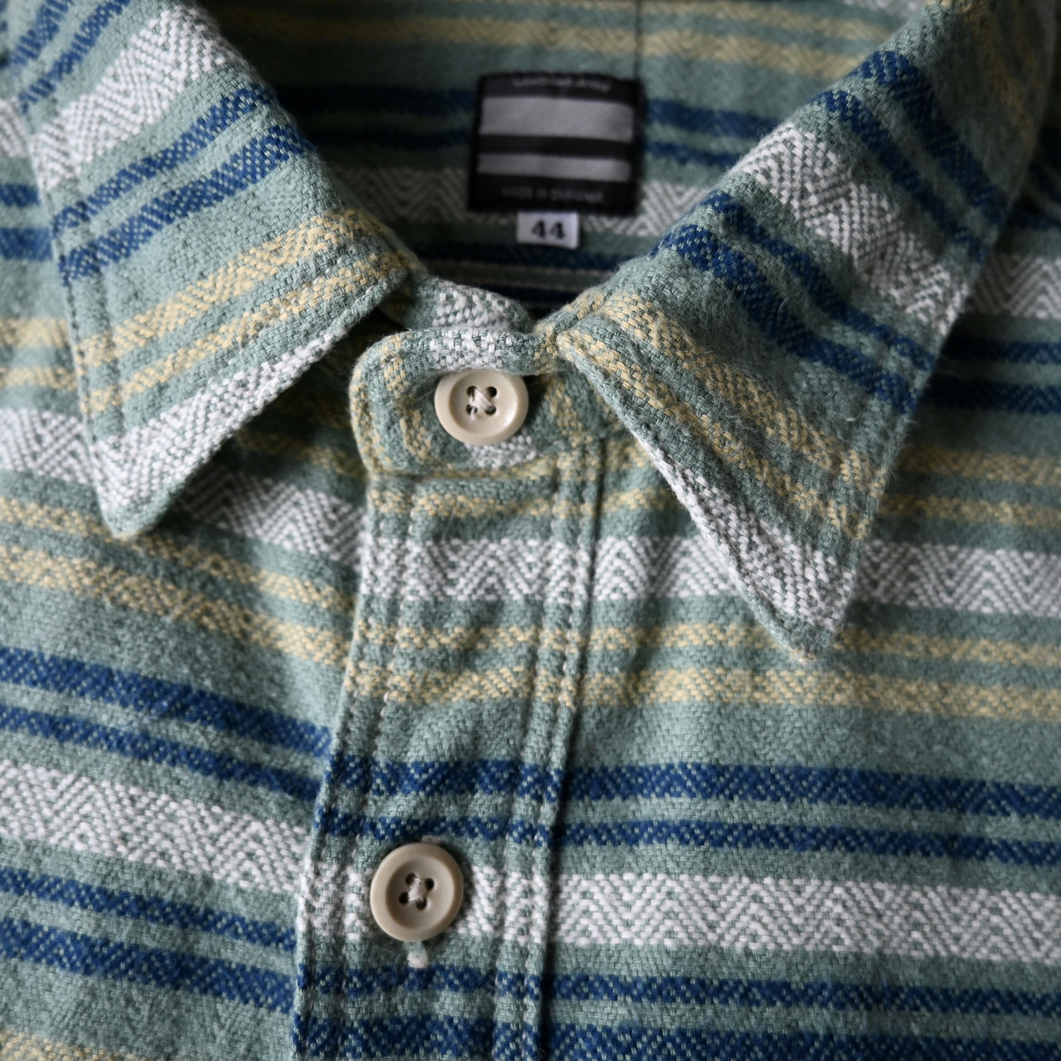 Momotaro Jeans MOMOTARO JEANS heavyweight flannel shirt, 44, made in Japan Size US L / EU 52-54 / 3 - 17 Thumbnail