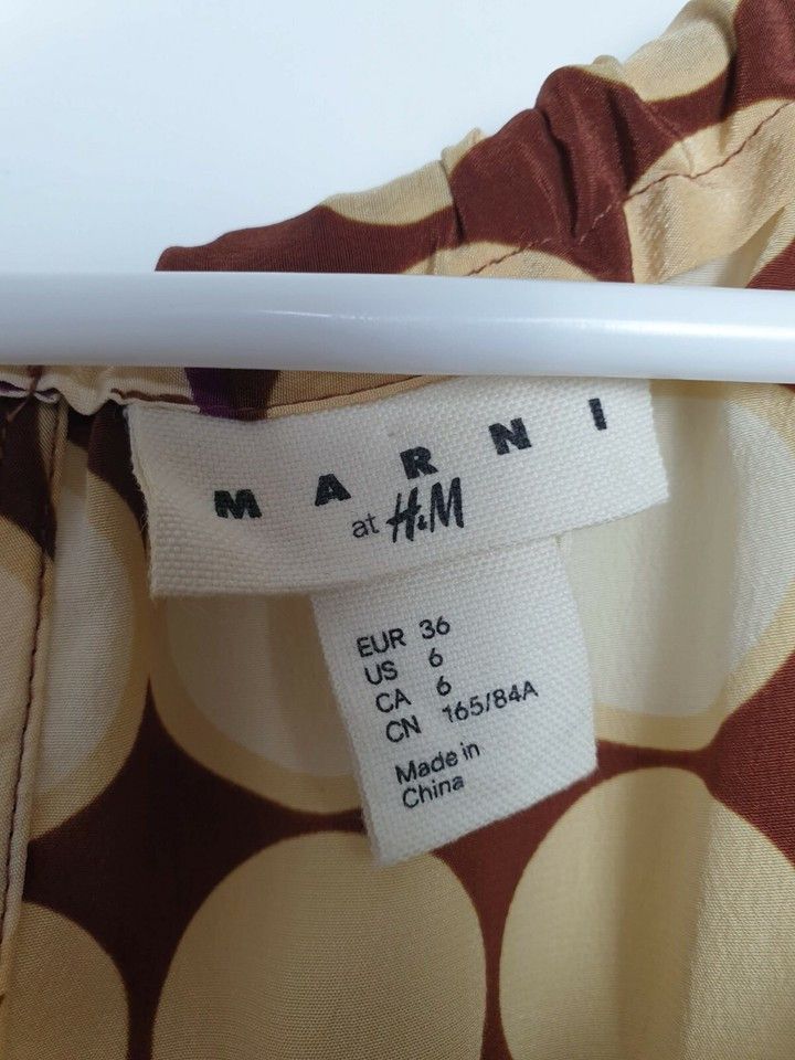 Marni MARNI At H&M Dress Silk Polka Dot Size US 6 EU 36 Size S / US 4 / IT 40 - 10 Thumbnail