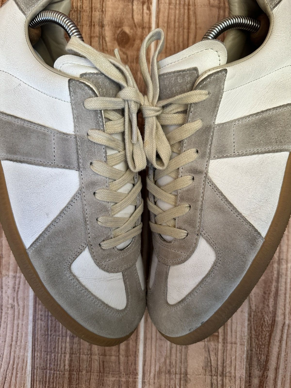Maison Margiela Maison Margiela Replica GAT Gray/White Low Top Sneakers Size US 7.5 / EU 40-41 - 10 Thumbnail