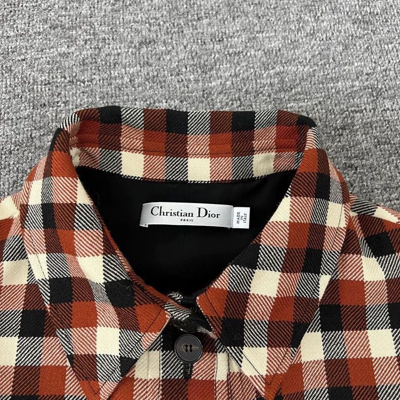 Dior Dior Plaid Dress with Classic Design-2506 Size M / US 6-8 / IT 42-44 - 4 Thumbnail