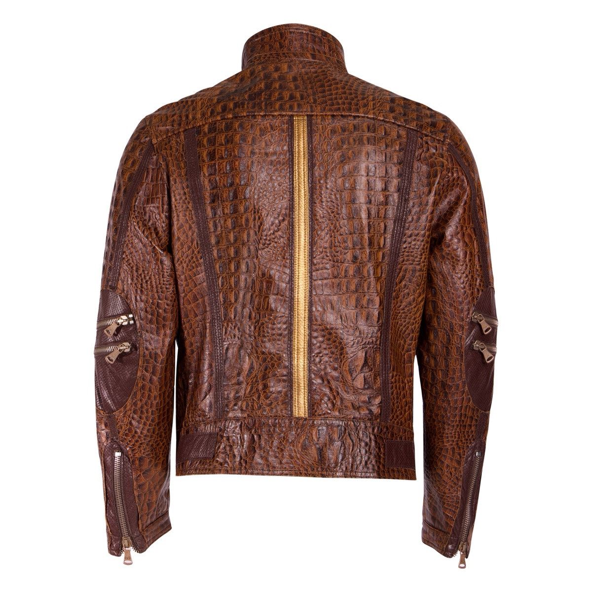 Dolce & Gabbana AW05 CROCODILE LEATHER JACKET Size US M / EU 48-50 / 2 - 4 Thumbnail