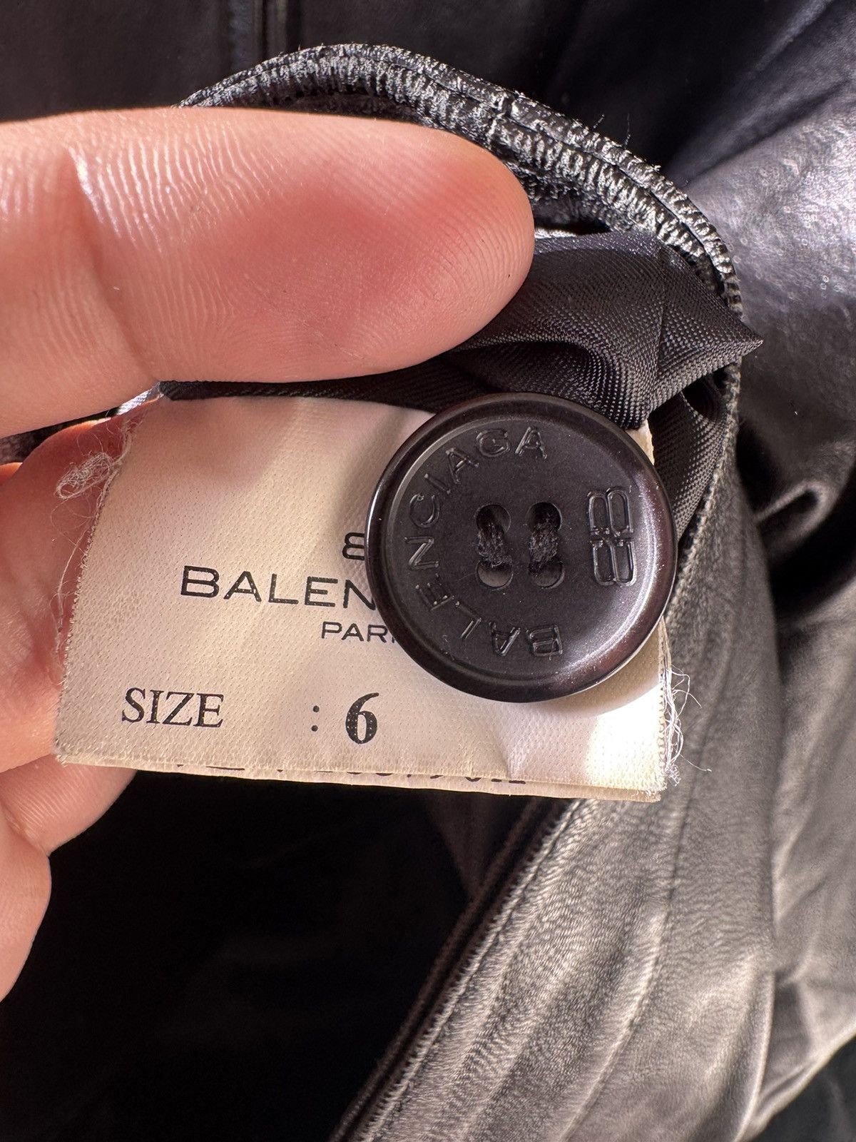 Balenciaga Balenciaga Nicolas Ghesquière Zip-Up Leather Jacket Size US XL / EU 56 / 4 - 10 Thumbnail