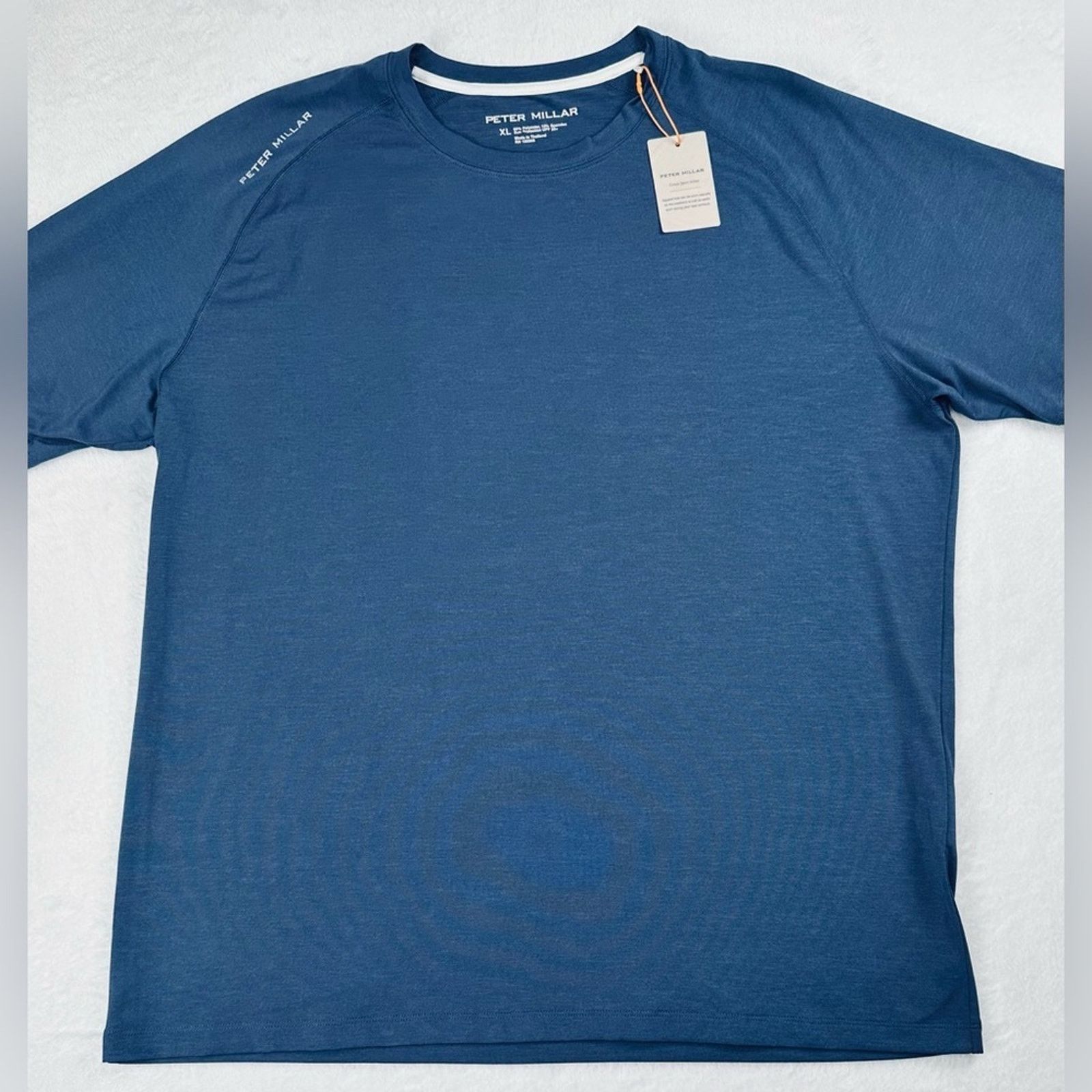 Peter Millar Peter Millar Mens XL Active Navy Blue Performance Golf Shirt Size US XL / EU 56 / 4 - 2 Thumbnail
