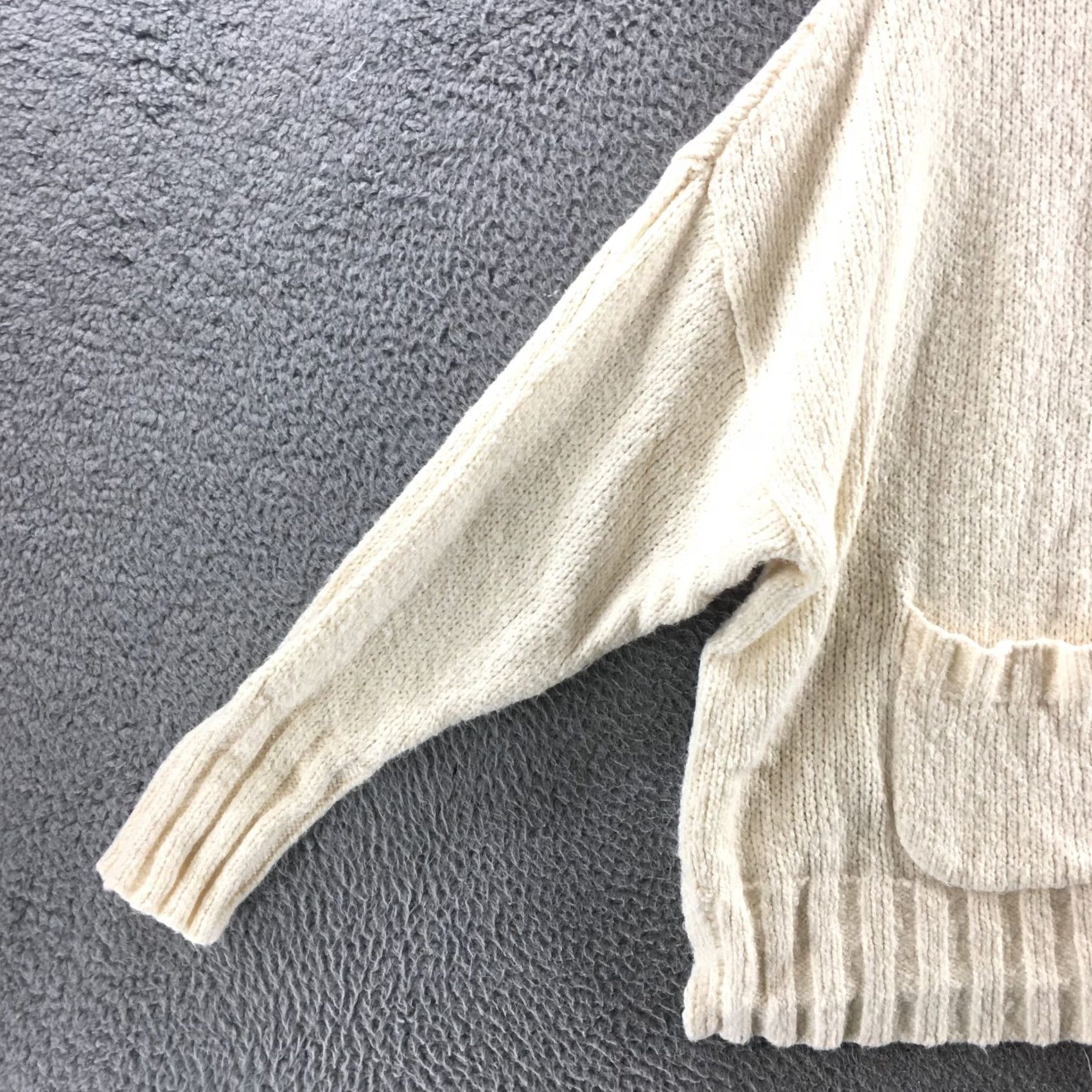 Vintage Arizona Jean Co Cardigan Sweater Womens XXL Cream Knit Long Sleeve V-Neck Casual Size XXL / US 16-18 / IT 52-54 - 6 Thumbnail