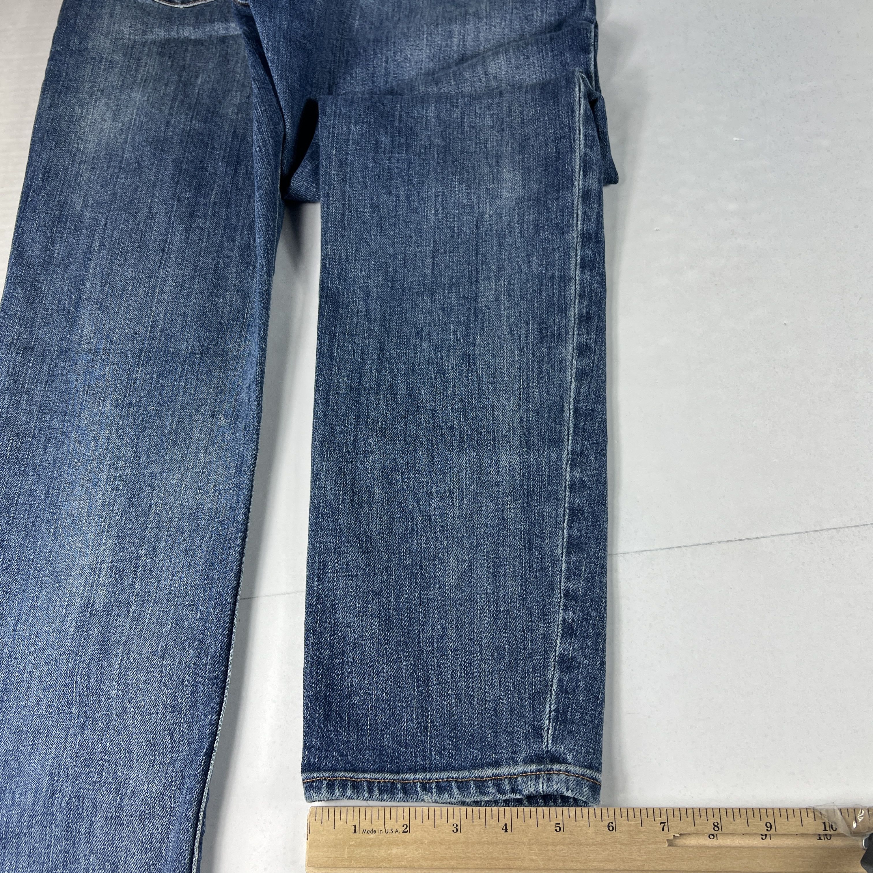 Madewell Madewell Jeans Athletic Slim Blue Faded Stretch Denim Size US 30 / EU 46 - 13 Thumbnail