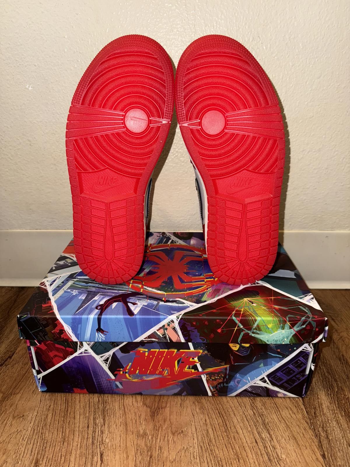 Nike Jordan 1 Retro High OG Spider-Man Across The Spider-Verse (Special Box) F&F Size US 5.5 / EU 38 - 7 Thumbnail