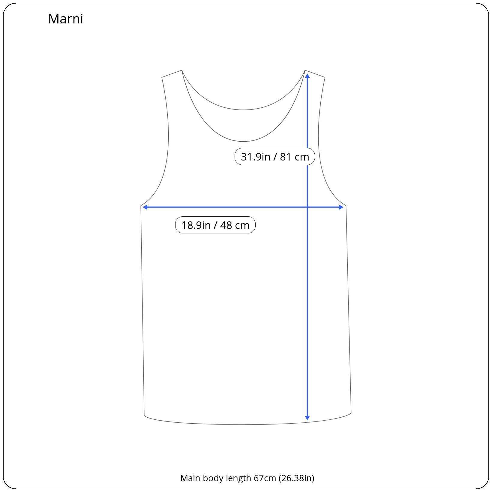 Marni ⚡️QUICK SALE⚡️Marni Blue Silk Asymmetric Tank Top Size M / US 6-8 / IT 42-44 - 7 Thumbnail