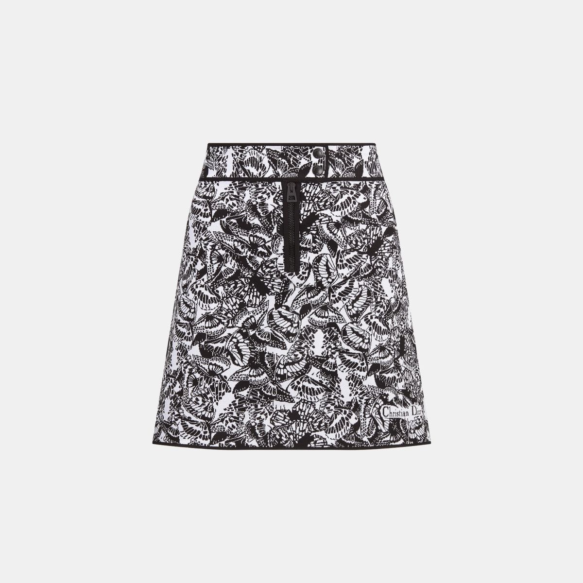 Dior o1bcso1str0225 Mini Skirt in Black/White Size 30" / US 8 / IT 44 - 1 Thumbnail