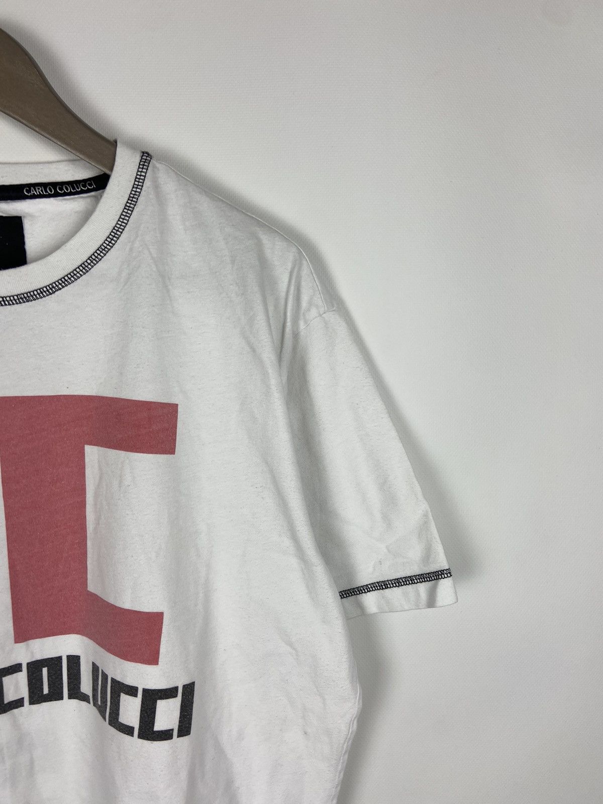 Carlo Colucci × Designer Carlo Colucci T-Shirt Big Logo Print Short Sleeve Men’s Size US M / EU 48-50 / 2 - 6 Thumbnail