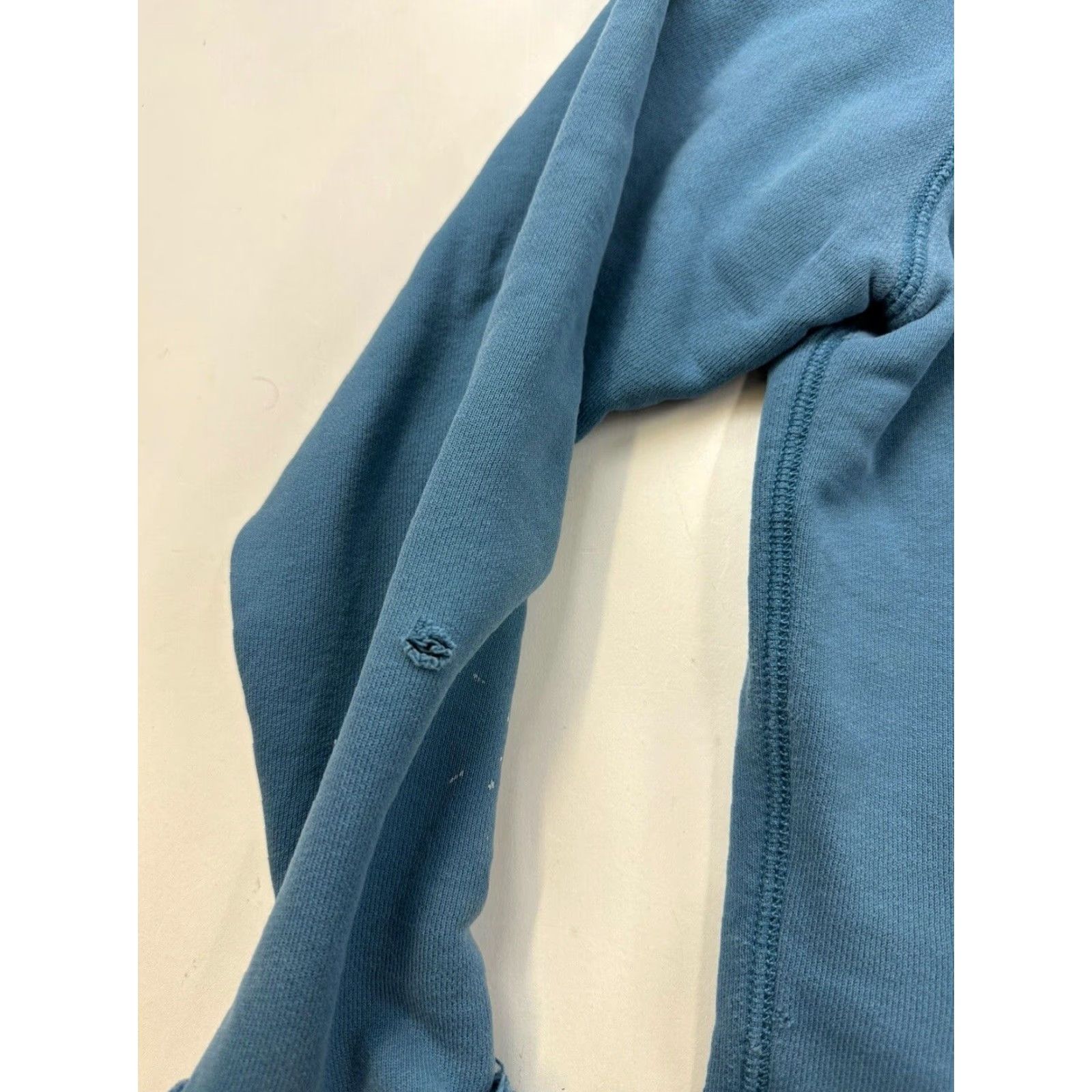 Nike Nike Hoodie Full Zip Mens Small Blue Cotton Distressed Track & Field Sports Size US S / EU 44-46 / 1 - 5 Thumbnail