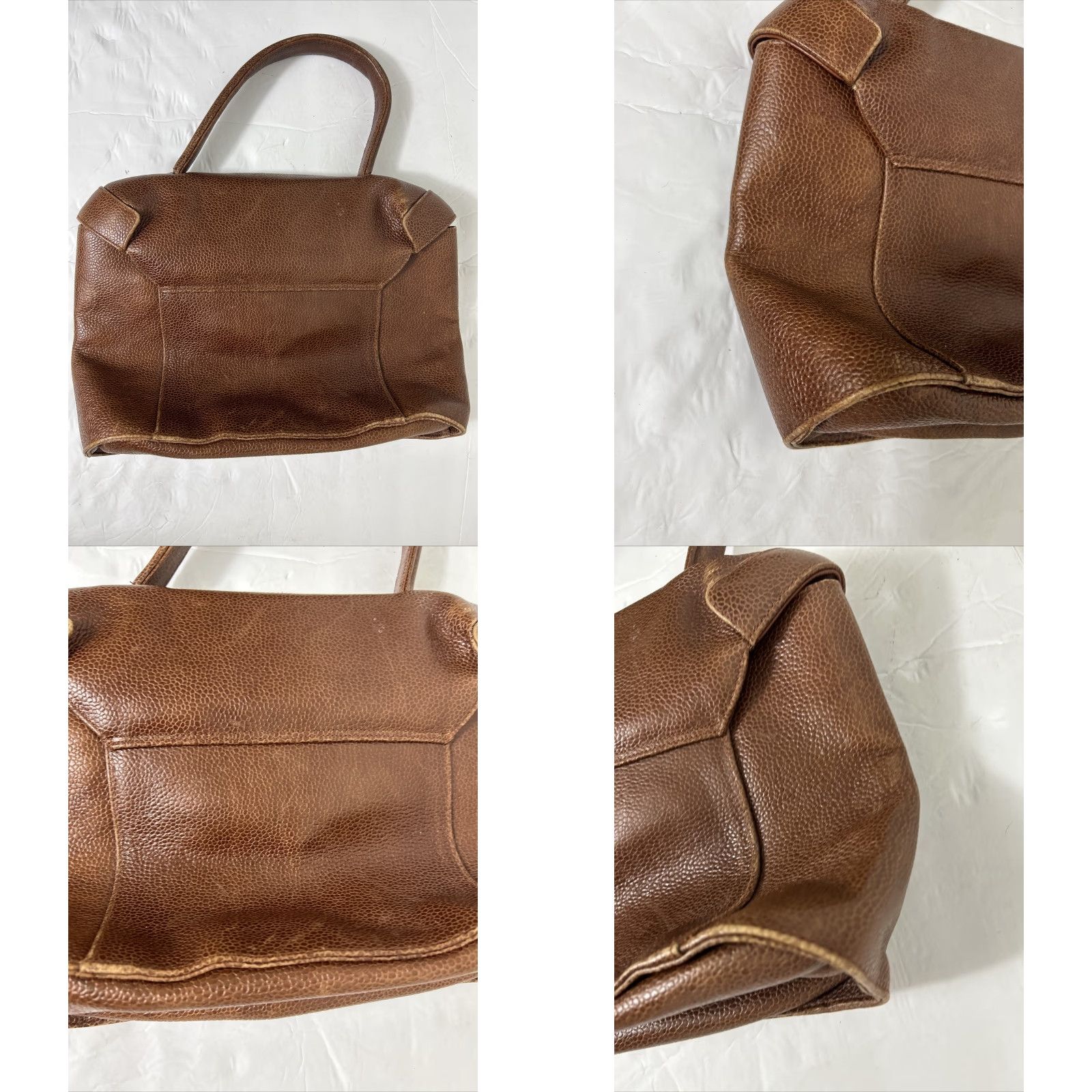 Vintage VINTAGE Susan Gail Bellido Leather Handbag Top Handle Bag Single Strap Turn Lock Brown 11x9x5 Womens Ladies Bag Accessories Size ONE SIZE - 8 Thumbnail