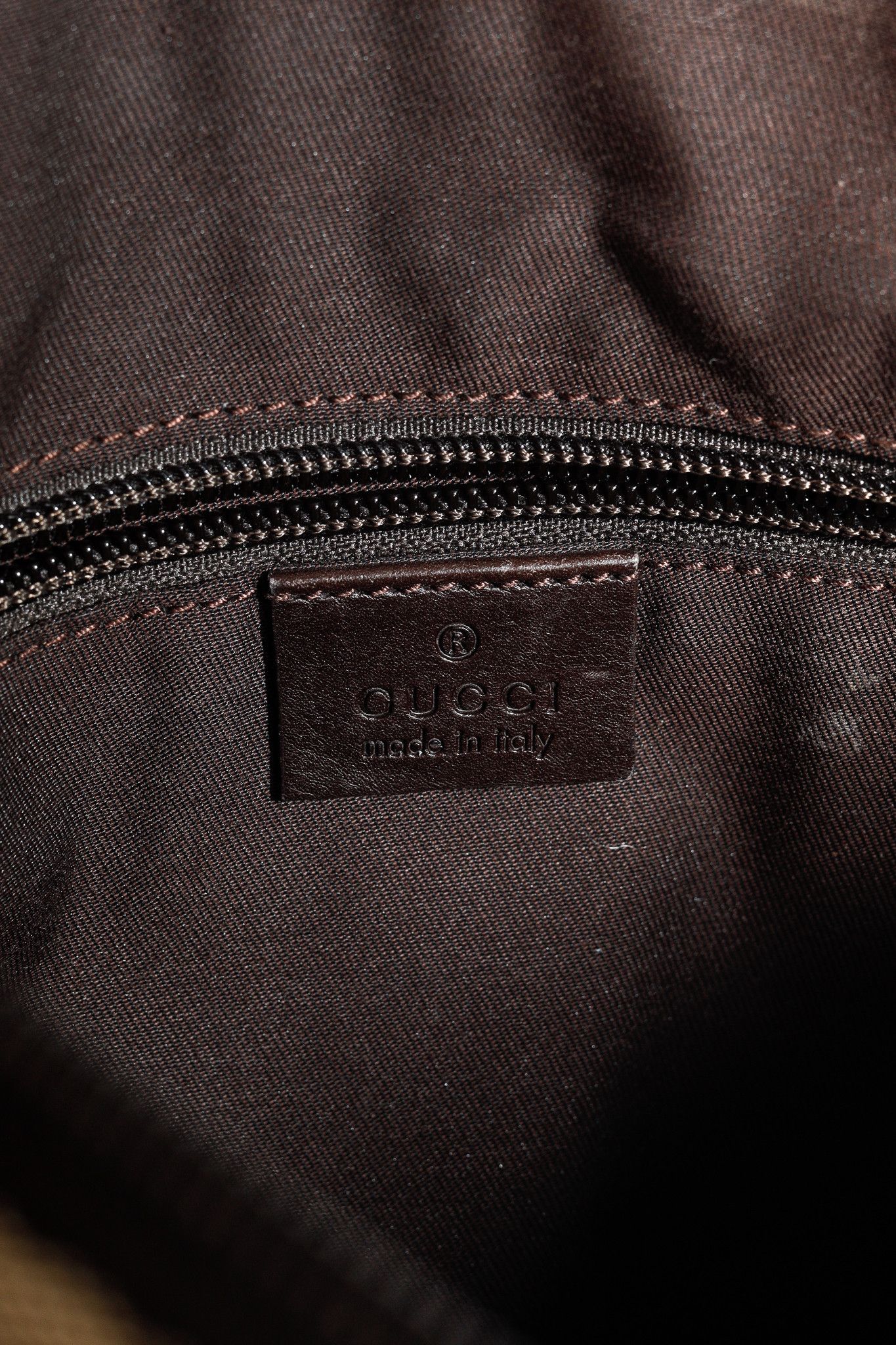 Gucci Gucci GG Monogram Canvas Brown Leather Trim Messenger Bag Size ONE SIZE - 11 Thumbnail