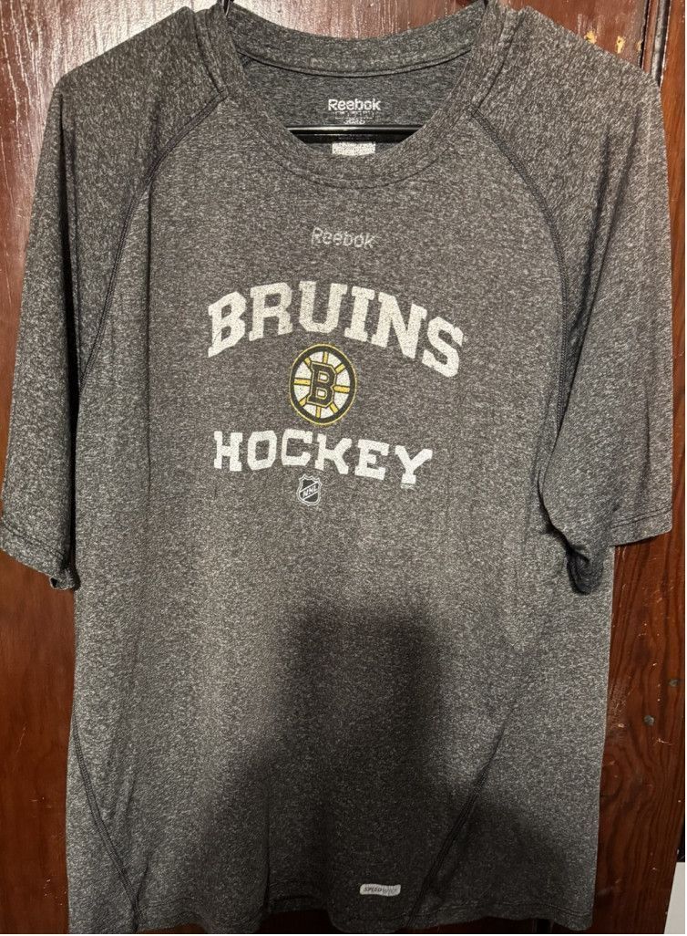 Reebok Boston Bruins Vintage Reebok Gray T-Shirt Men's Sz L (?) Size US XL / EU 56 / 4 - 1 Thumbnail