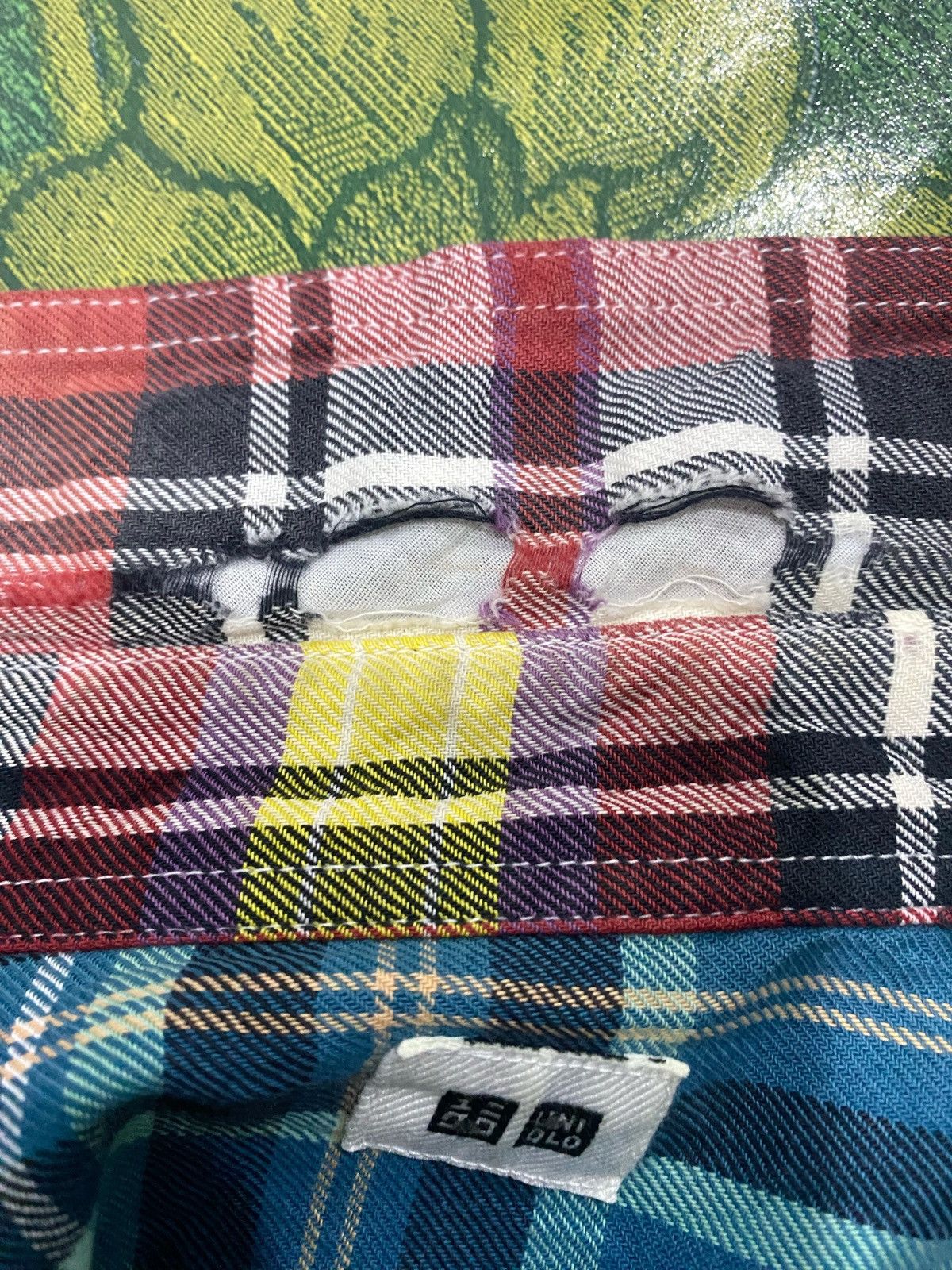 Uniqlo Uniqlo Multicolours Button ups shirt Size US L / EU 52-54 / 3 - 8 Thumbnail