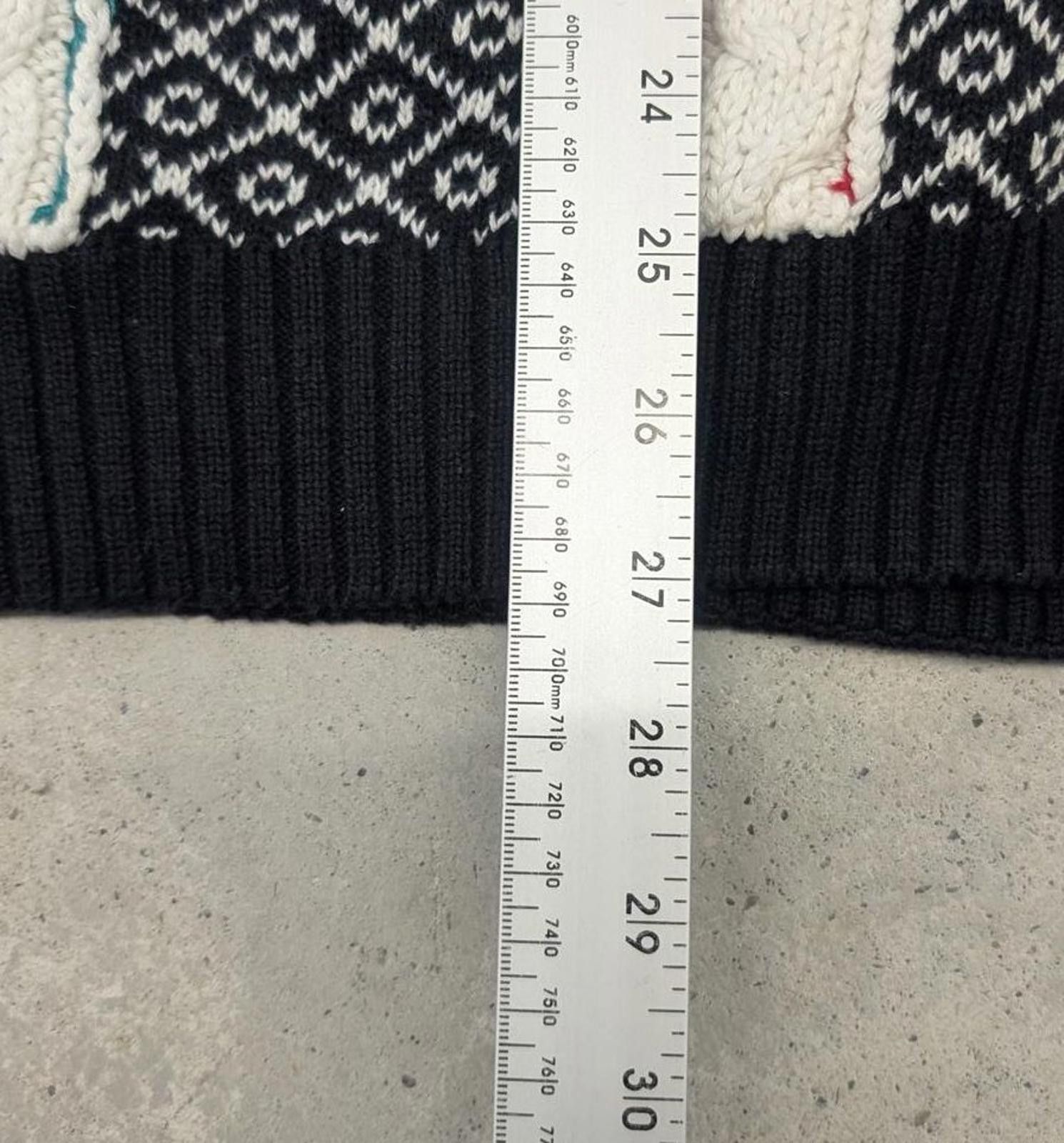 Greg Norman Vintage Greg Norman 3D Knit Black and White Cable Sweater Size US L / EU 52-54 / 3 - 6 Thumbnail