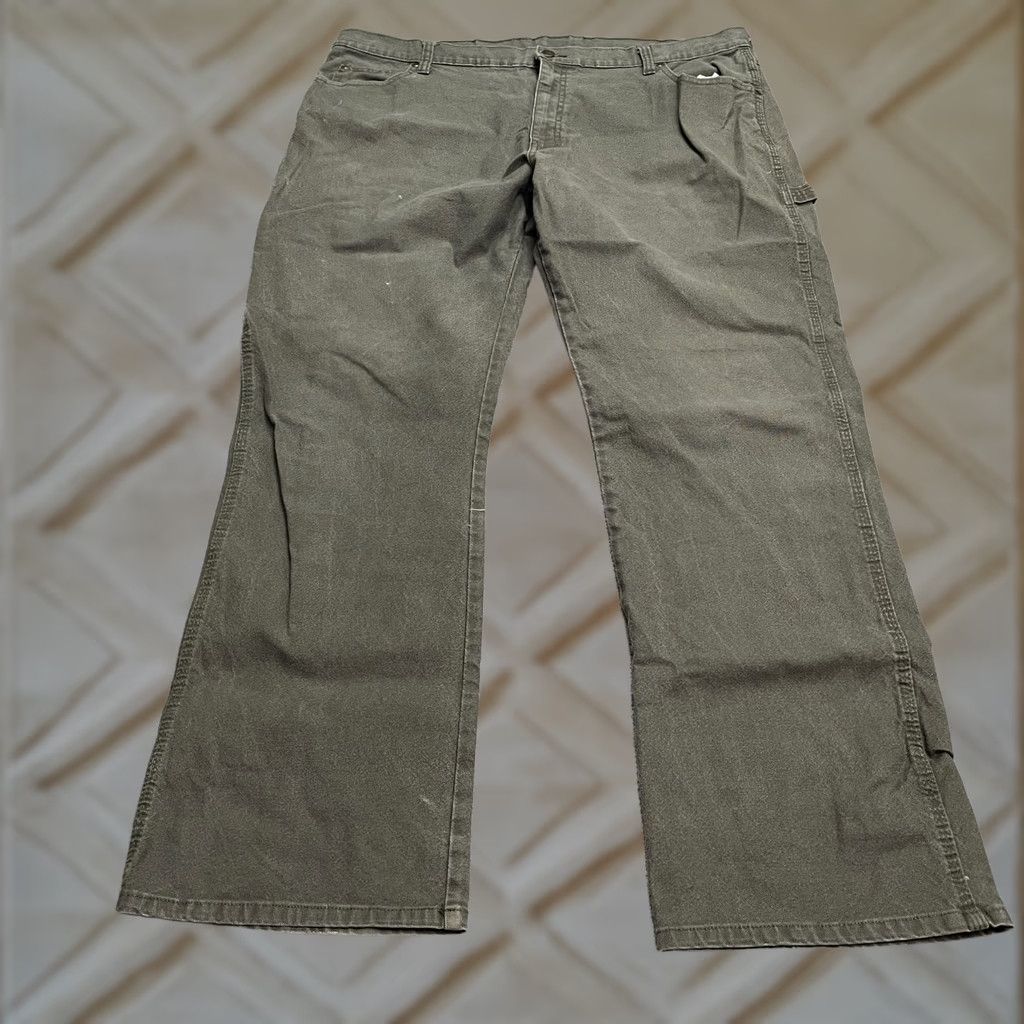 Dickies Dickies Pants Mens 40x32 Green Carpenter Straight Leg Tool Loop Outdoor Workwear Size US 40 / EU 56 - 1 Thumbnail