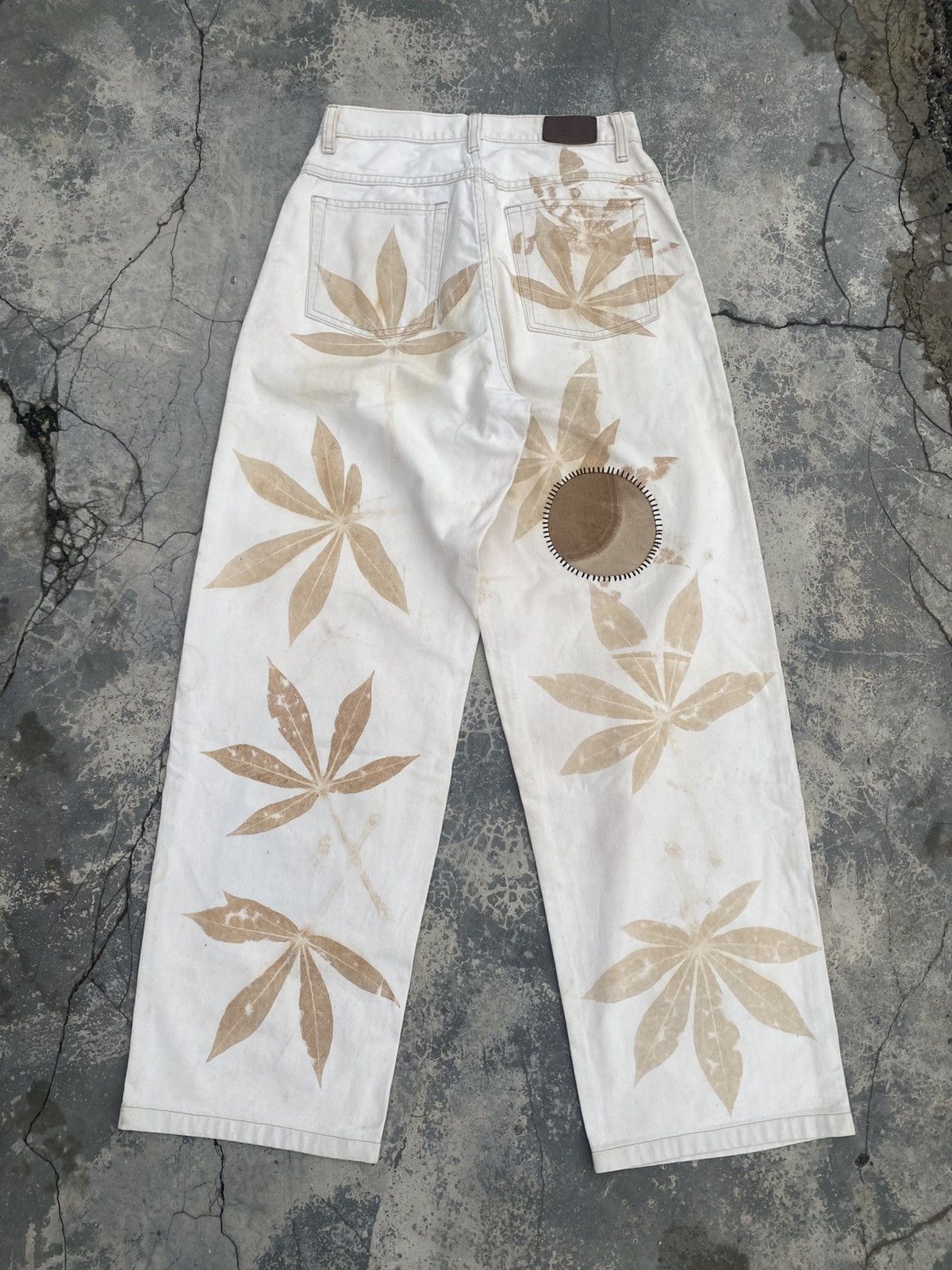 Handmade 1 of 1 Custom Vtg LL BEAN Organic Dyed Hand Made Size US 26 / EU 42 - 6 Thumbnail
