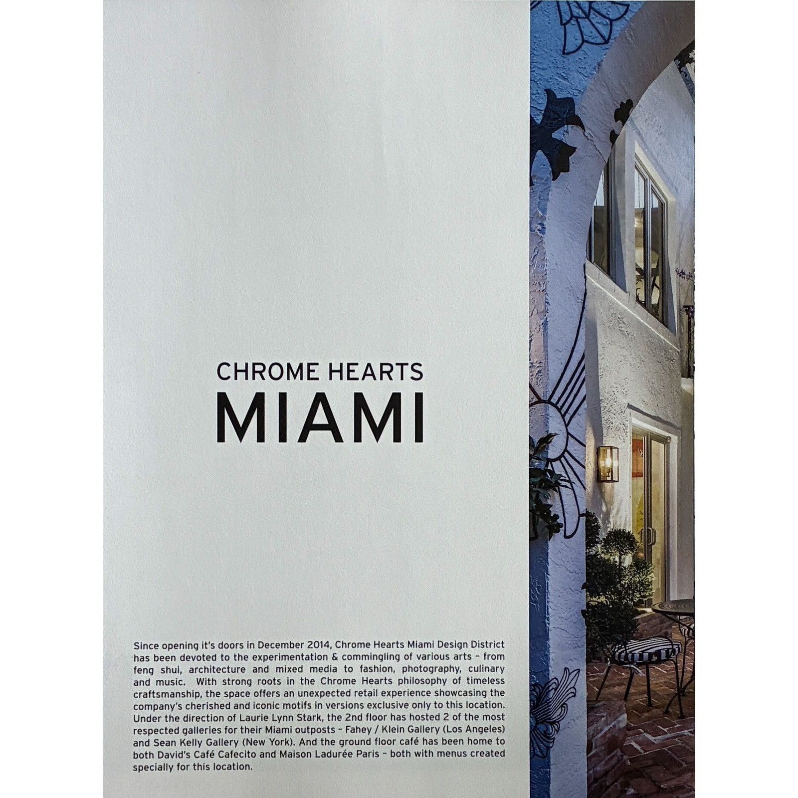 Chrome Hearts × Japanese Brand × Vintage Chrome Hearts Miami art gallery 9x11 Framed poster Size ONE SIZE - 2 Thumbnail