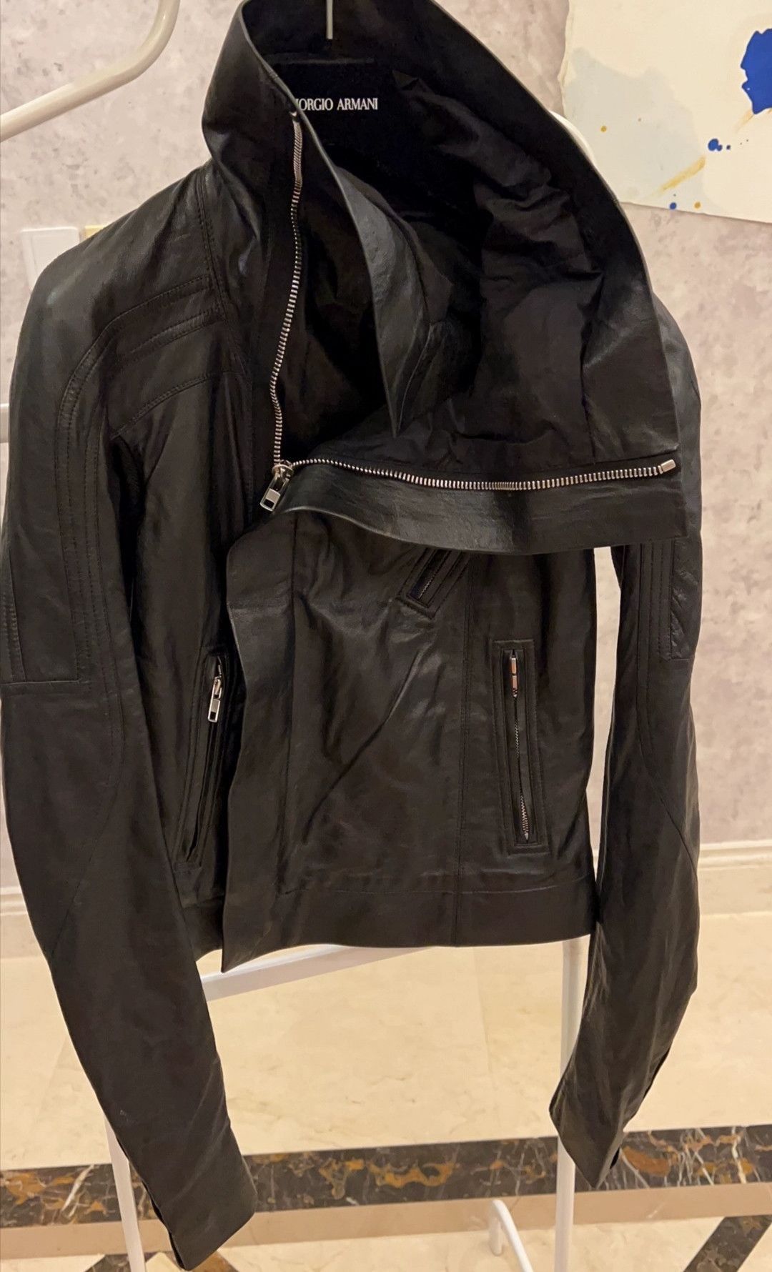Rick Owens Rick Owens leather coat 2-2505 Size M / US 6-8 / IT 42-44 - 3 Thumbnail