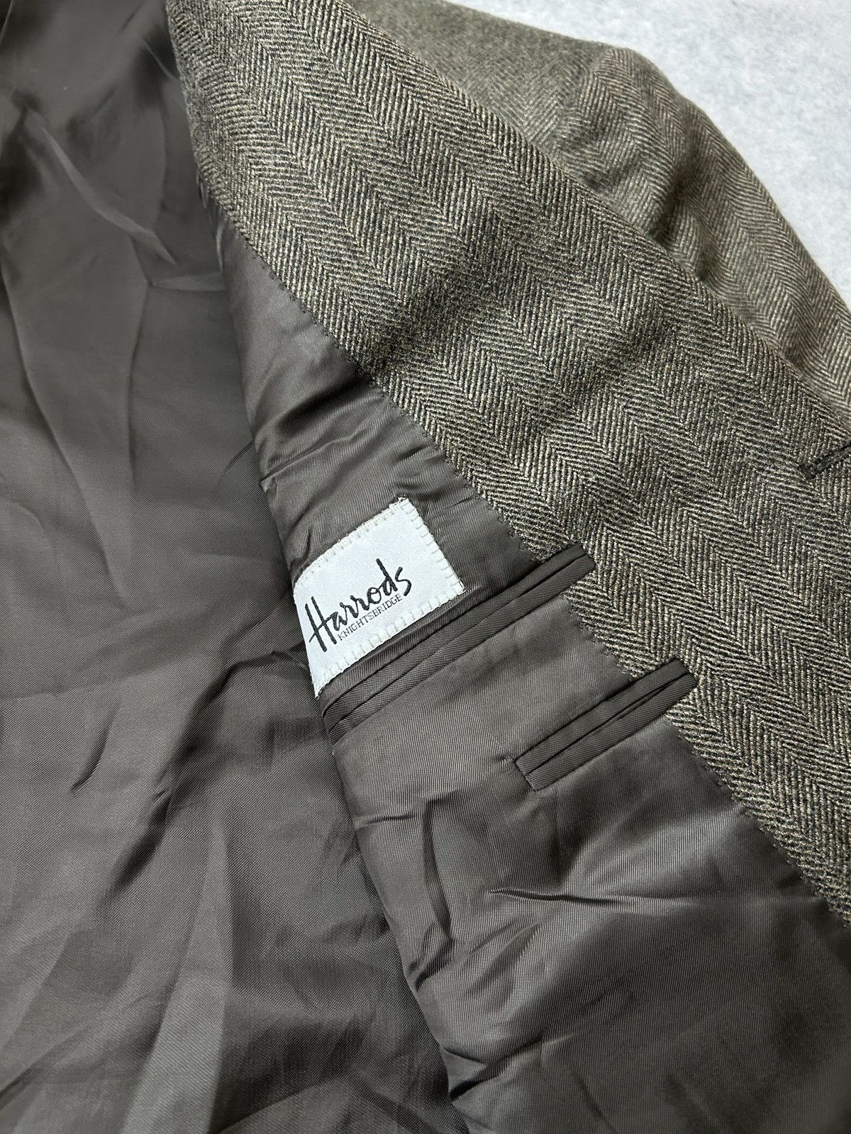 Canali Canali blazer tweed made in italy mens L Size 46L - 8 Thumbnail