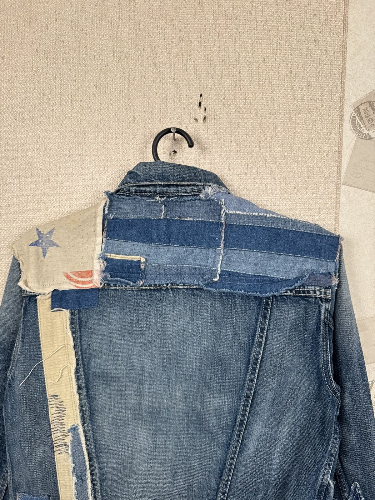 Polo Ralph Lauren Polo Ralph Lauren Patchwork Denim Trucker Jacket Sz XS Size XS / US 0-2 / IT 36-38 - 16 Thumbnail
