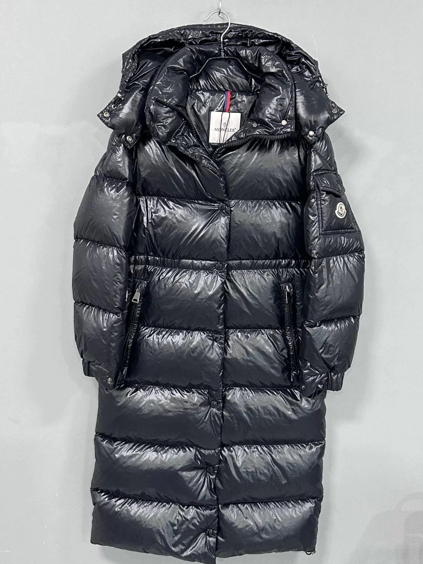 Moncler Moncler Cavettaz Maire Long Down Jacket Women 0 (99 New) Size XS / US 0-2 / IT 36-38 - 1 Thumbnail