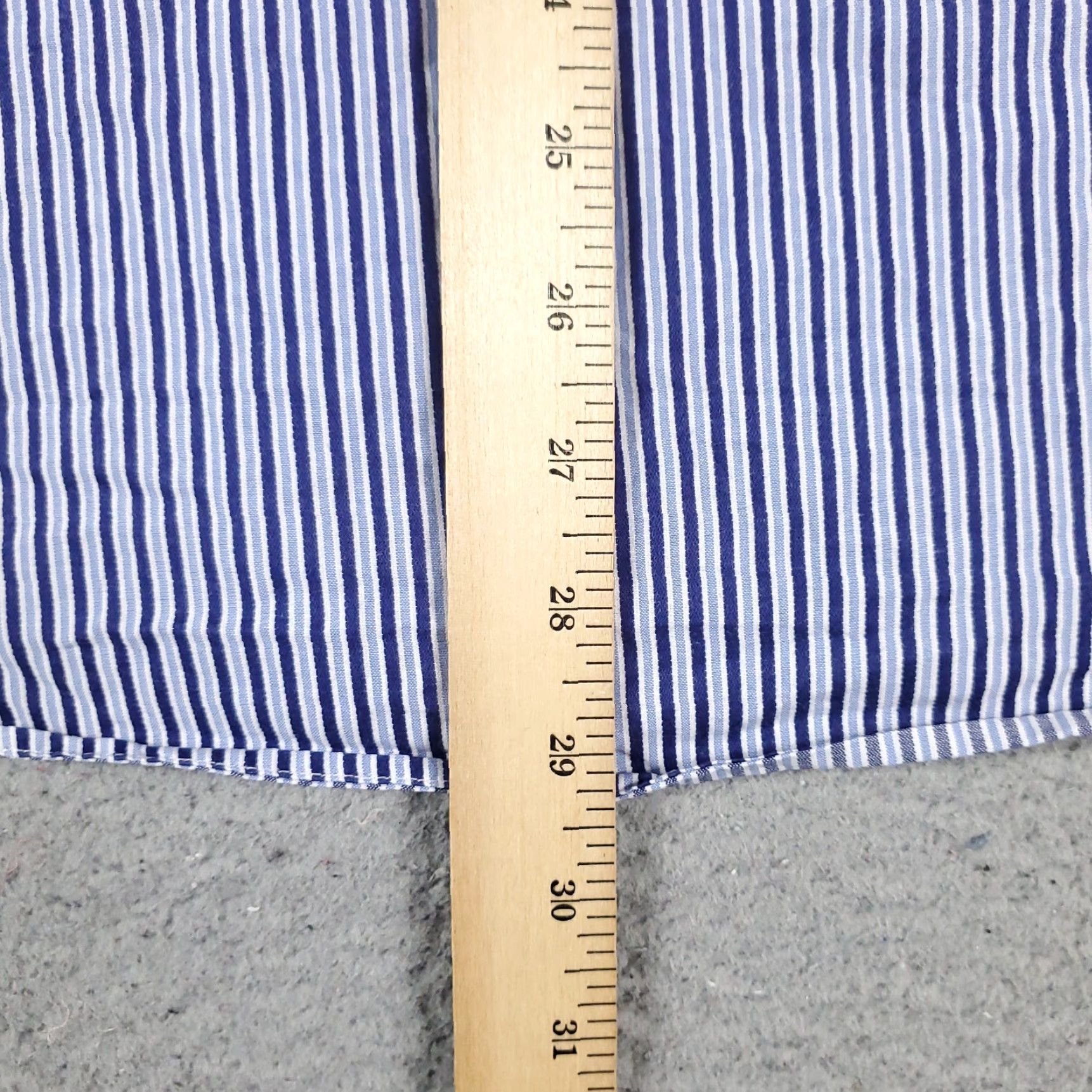 Tommy Bahama Tommy Bahama Shirt Mens 16.5 Blue Striped Dress Shirt Button Up Long Sleeve Size 42R - 4 Thumbnail