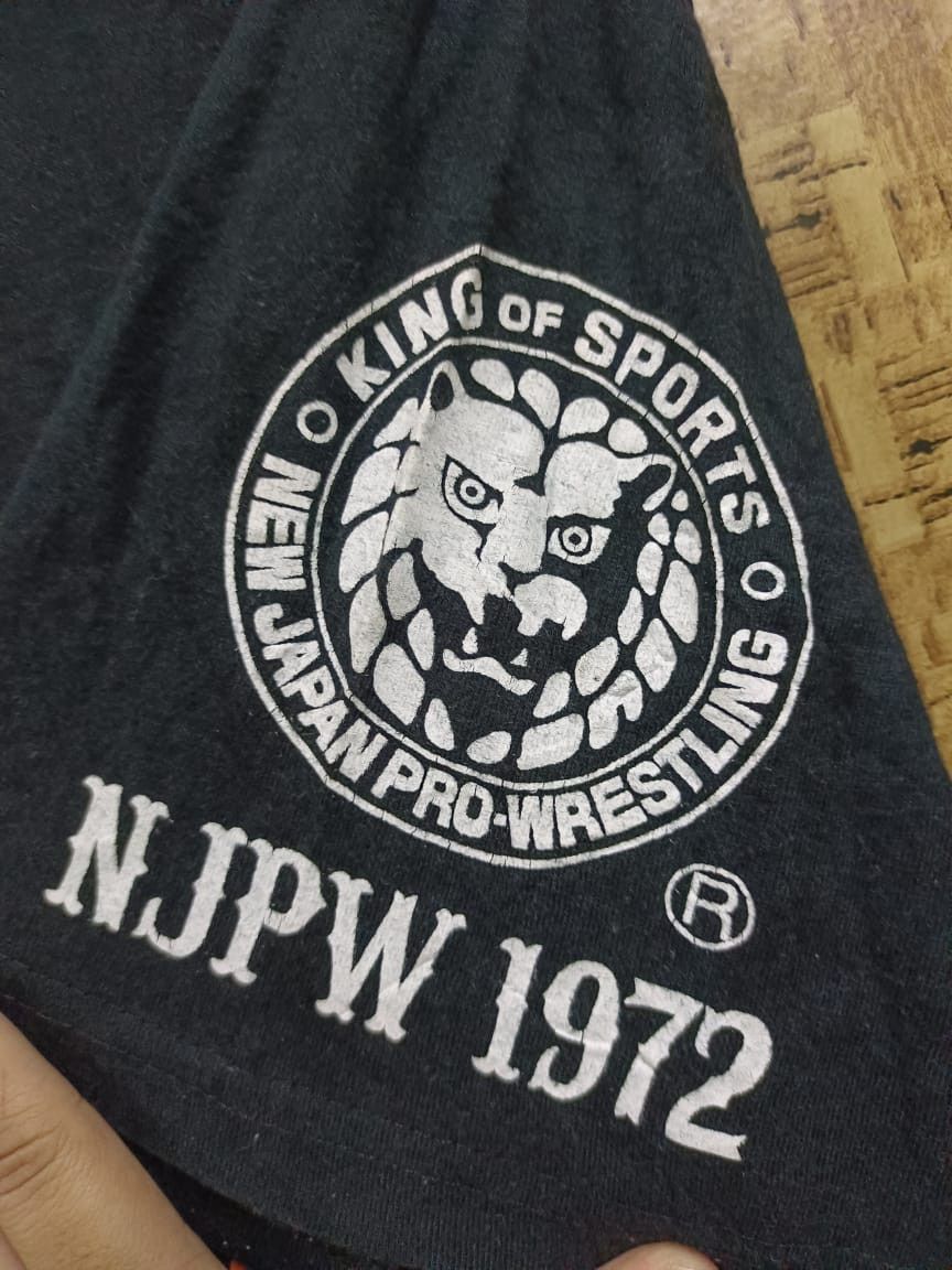 Japanese Brand × Vintage × WWE Vintage New Japan Pro-Wrestling NJPW 1972 Tee Size US XXL / EU 58 / 5 - 4 Thumbnail