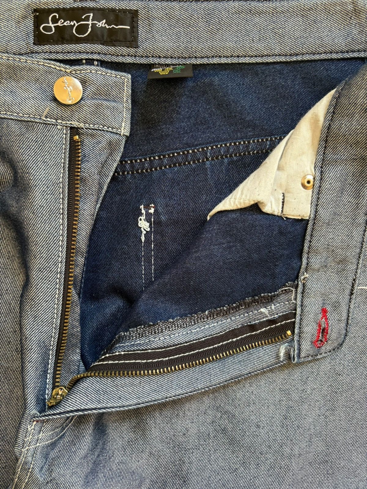 Sean John Vintage Sean John Carpenter Distressed Loose Baggy Jeans Size US 34 / EU 50 - 9 Thumbnail