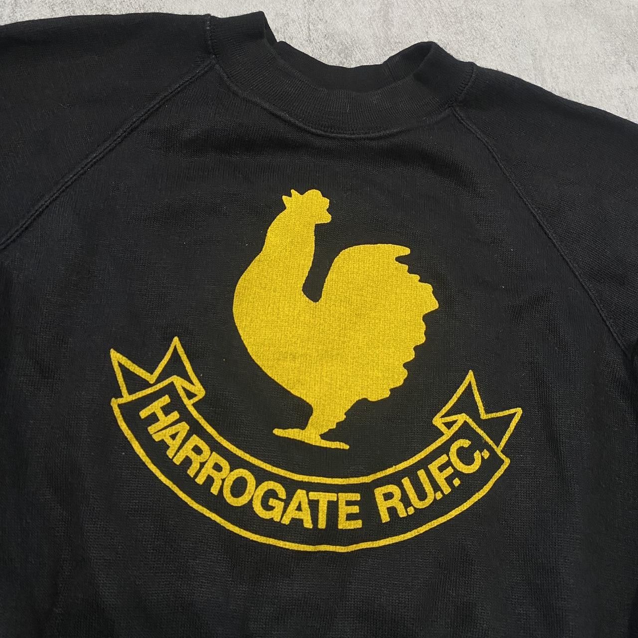 Other 80s Harrogate Rugby Club black sweatshirt Size US XS / EU 42 / 0 - 3 Thumbnail