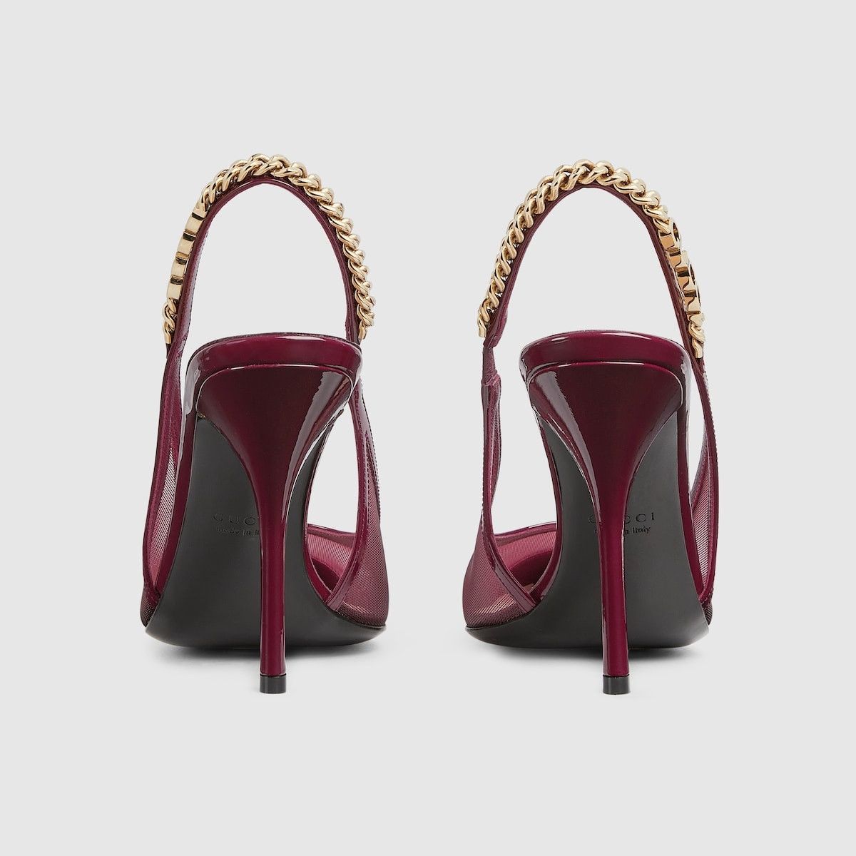 Gucci oc11z1025 Signoria Slingback Pumps in Ancora Red Size US 10 / IT 40 - 4 Thumbnail