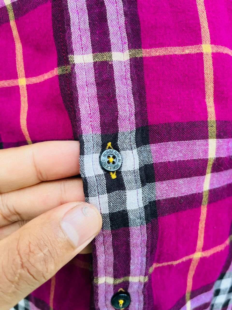 Burberry × Japanese Brand Vintage Burberry Long Sleeve Shirt Size US M / EU 48-50 / 2 - 7 Thumbnail