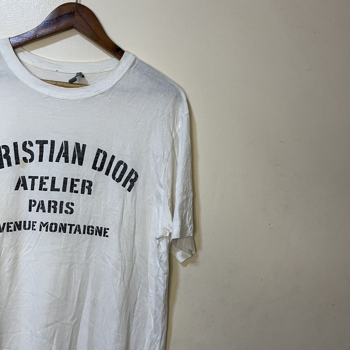 Dior Christian Dior Atelier Avenue Montaigne Logo White Shirt Size US L / EU 52-54 / 3 - 5 Thumbnail