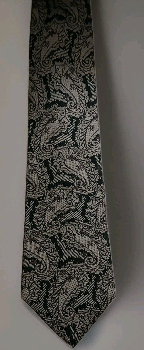 Fendi Vintage 90s Fendi Italy Silk Paisley Tie Size ONE SIZE - 3 Thumbnail
