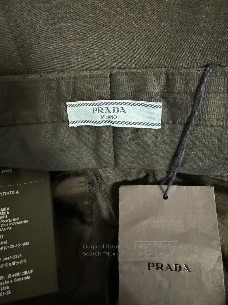 Prada Prada Solid colour straight loose casual trousers Size US 26 / EU 42 - 3 Thumbnail
