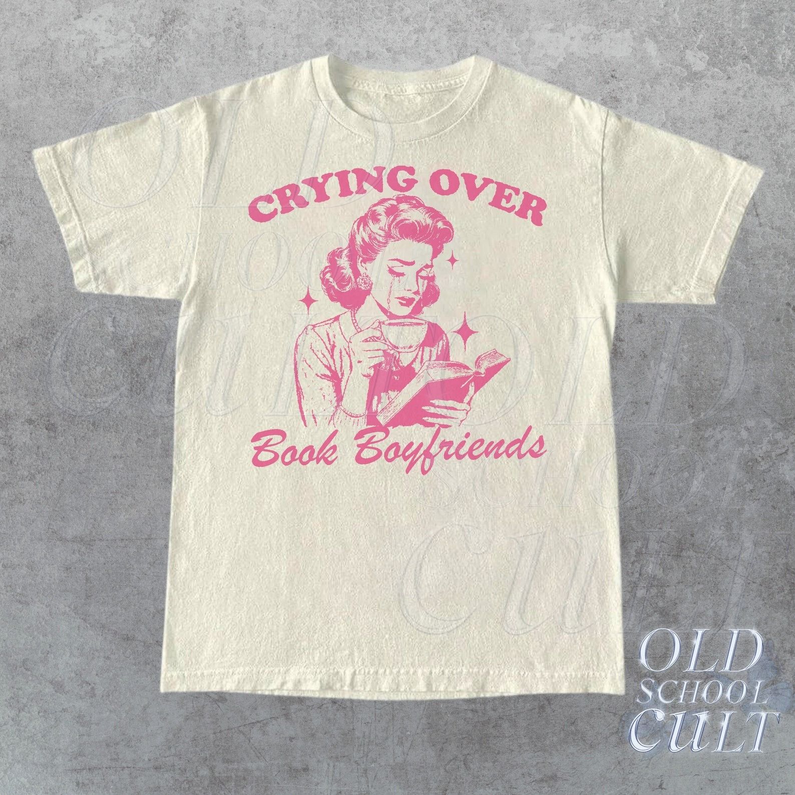The Unbranded Brand Cry Over Book Boyfriends Graphic T-Shirt Size US L / EU 52-54 / 3 - 1 Thumbnail
