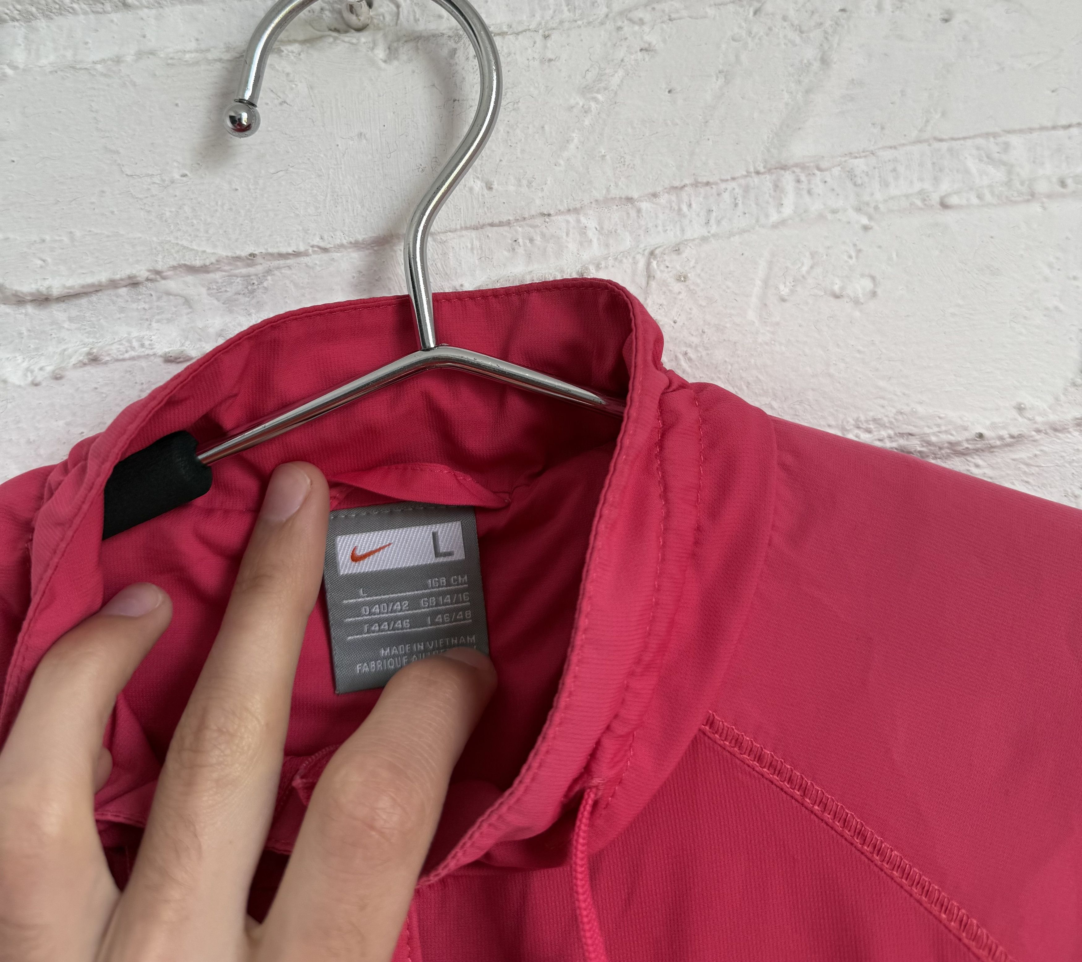 Nike Vintage Nike Tony Spackman Era Pink Technical Tennis Jacket Size L / US 10 / IT 46 - 3 Thumbnail